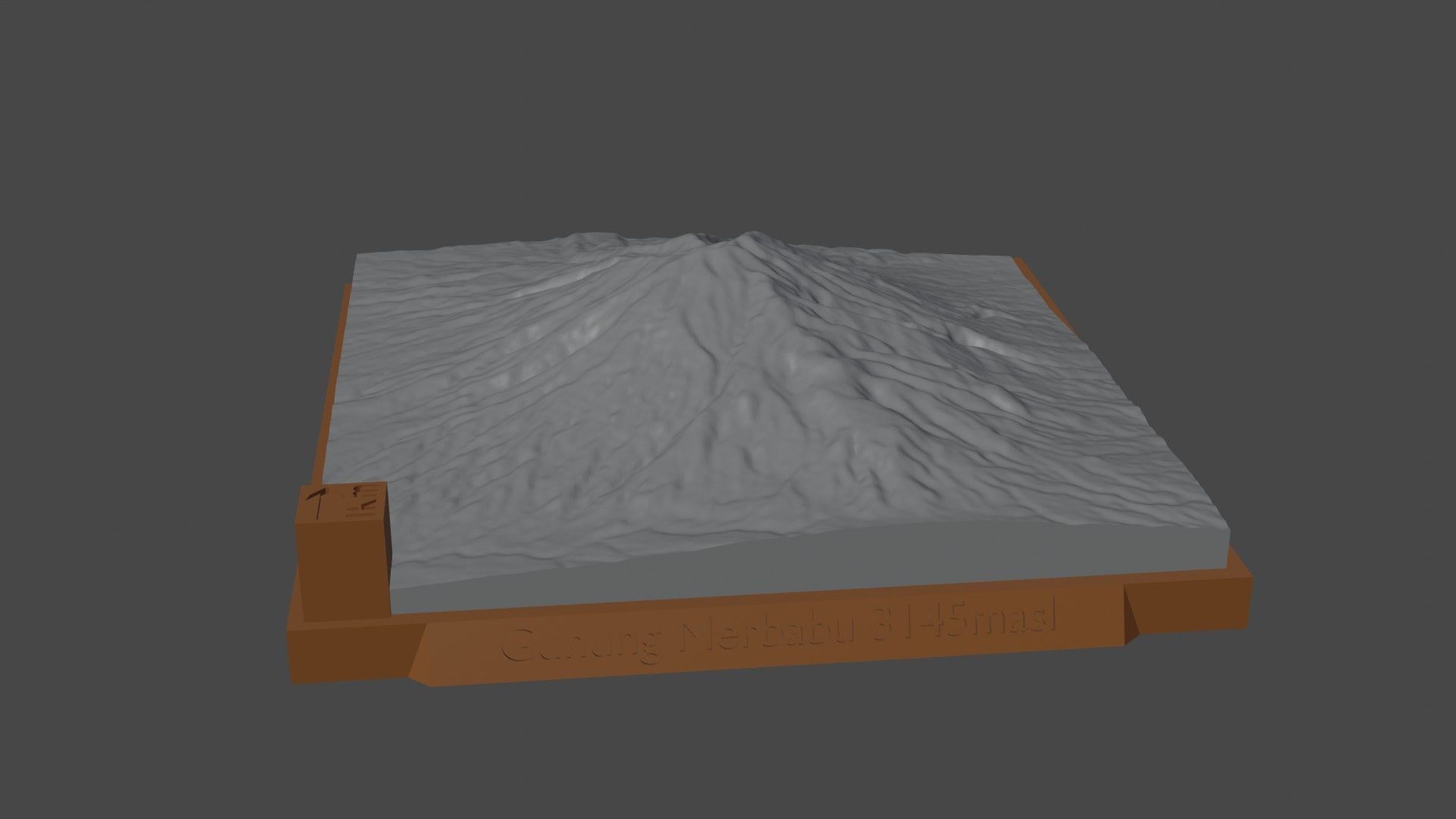 Gunung Merbabu 3D print model_5