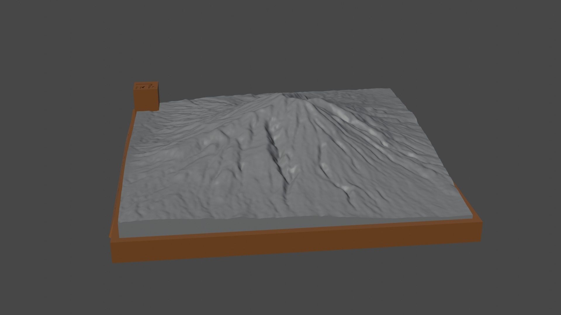 Gunung Merbabu 3D print model_1