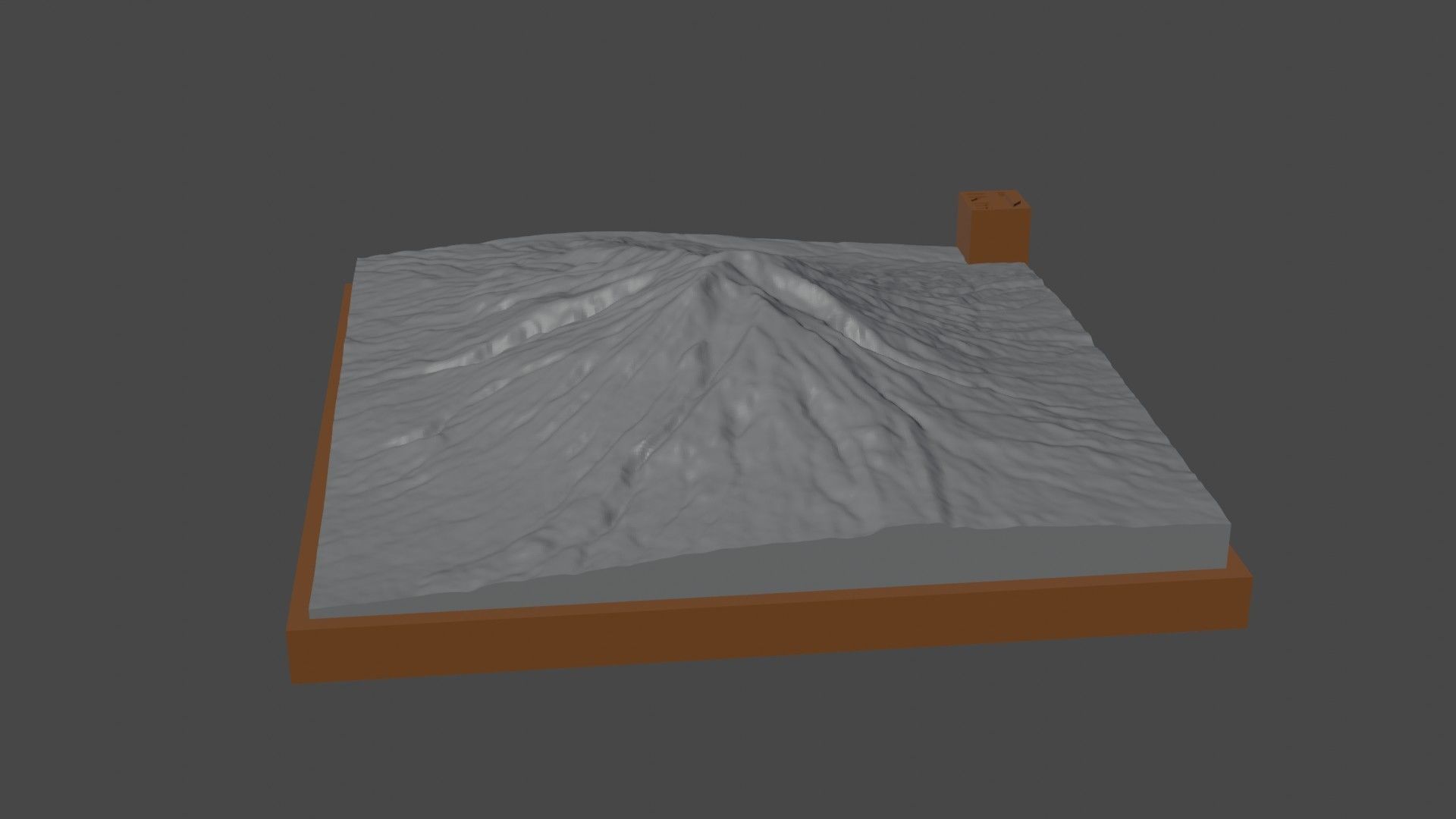 Gunung Merbabu 3D print model_2