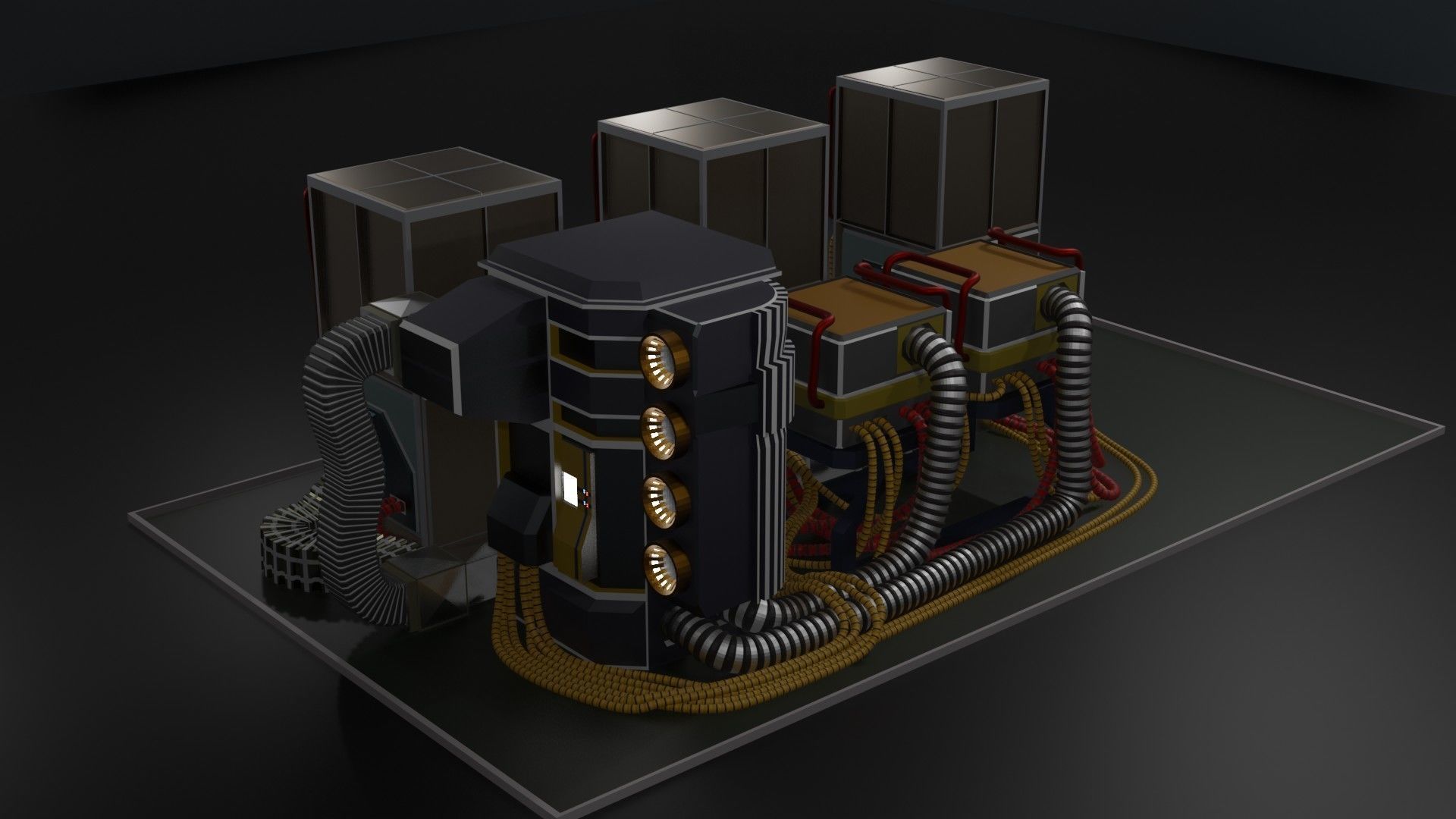 Server cases 3D Model Collection_47