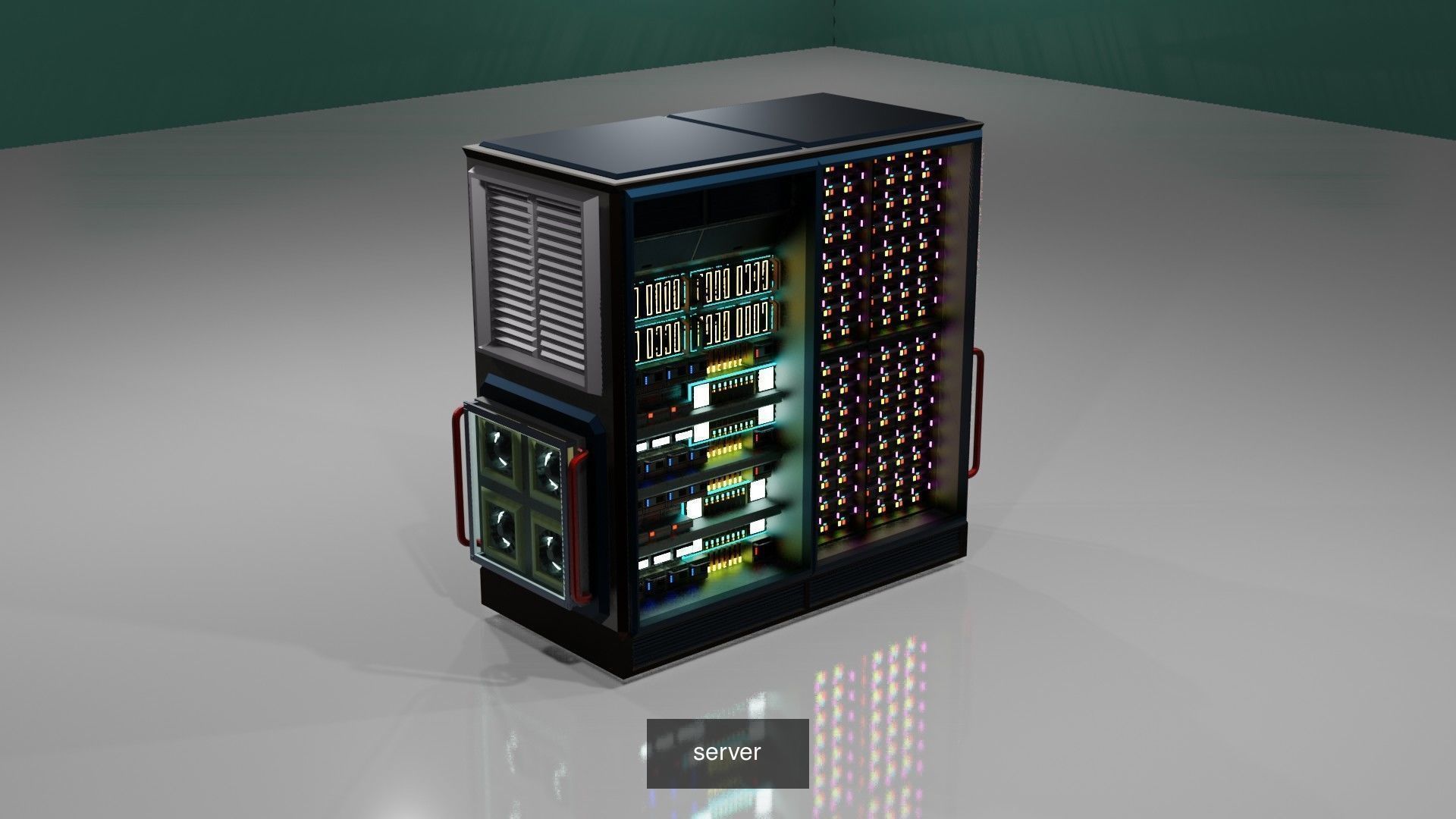 Server cases 3D Model Collection_2