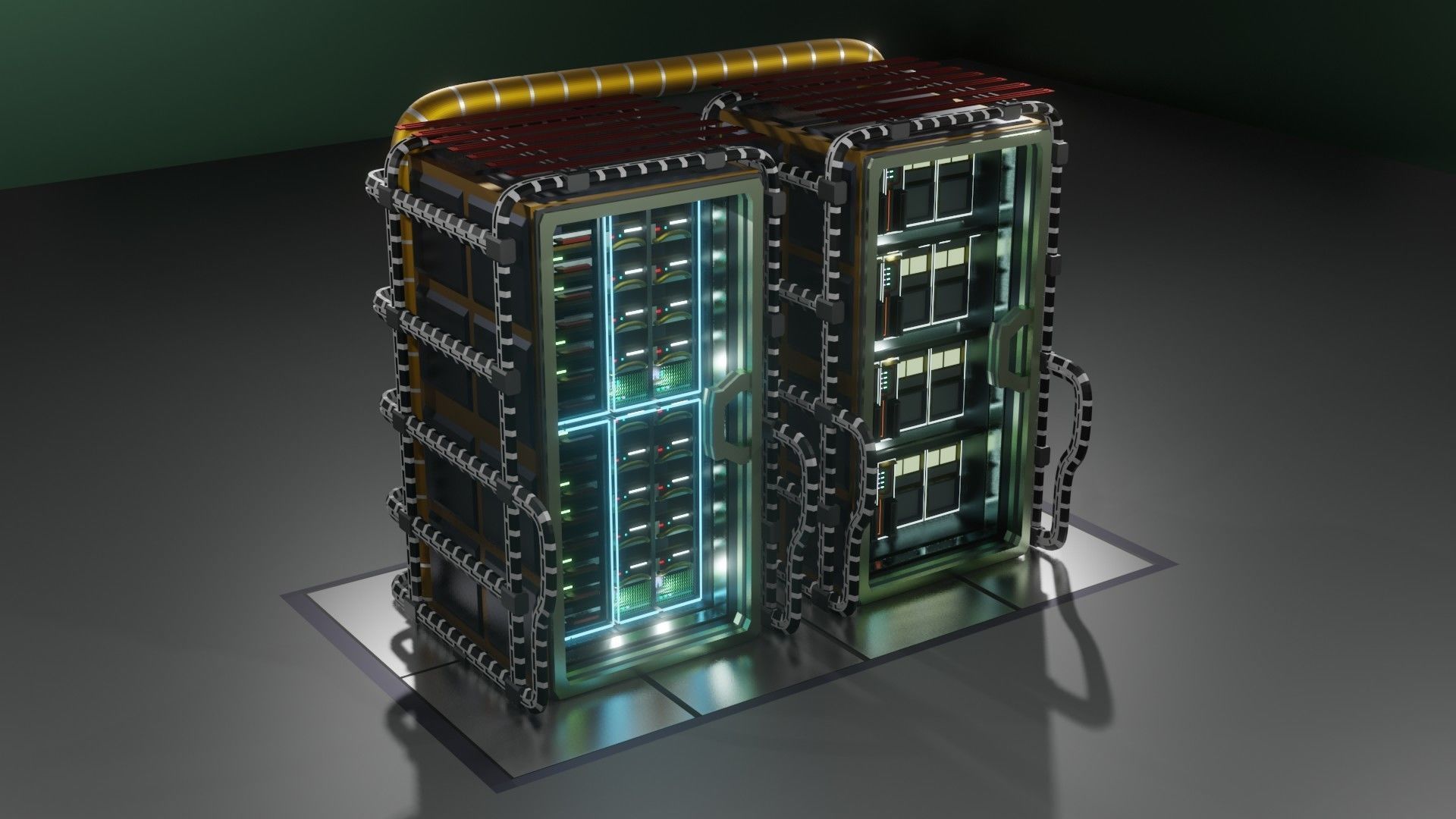 Server cases 3D Model Collection_25