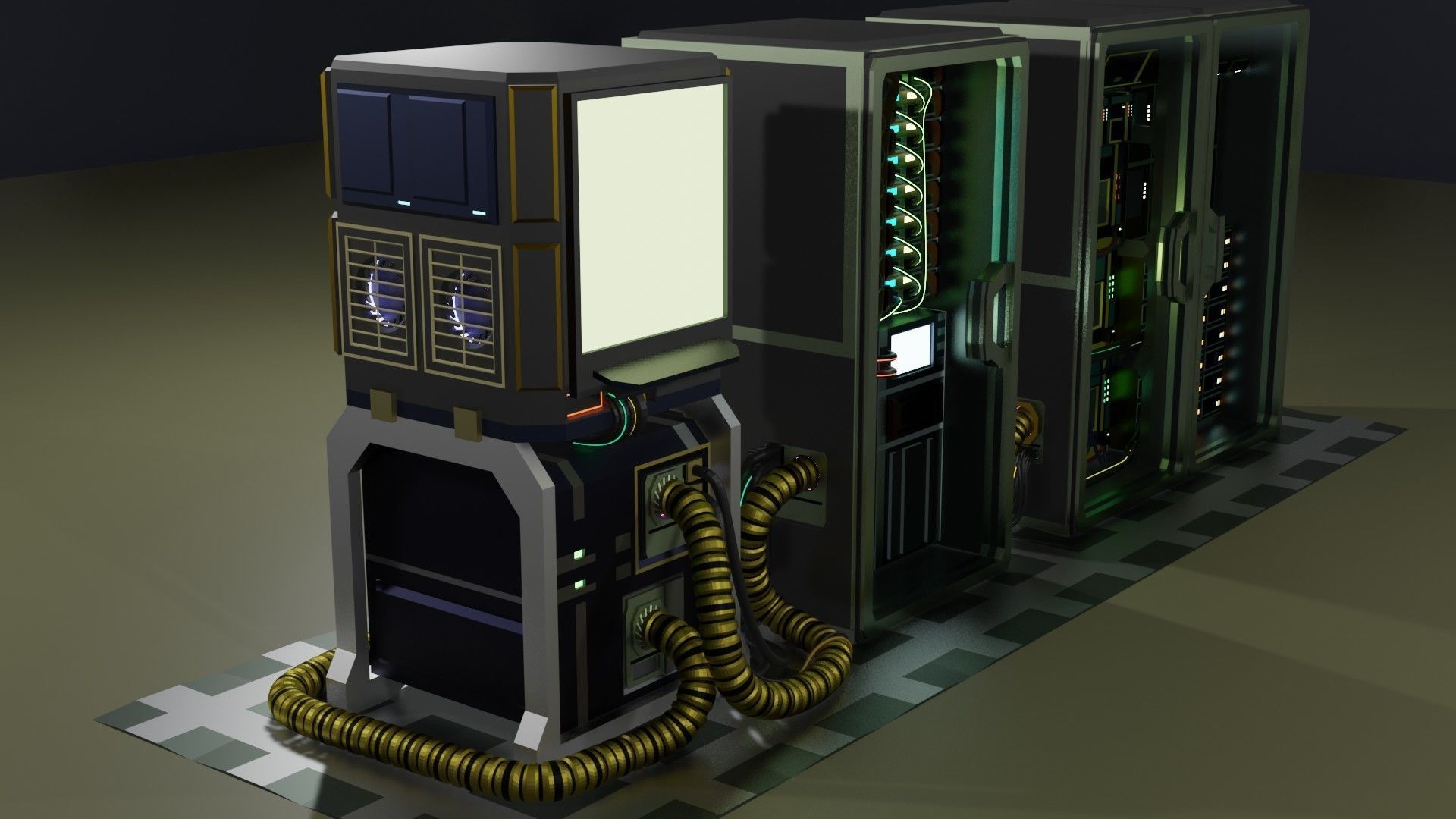 Server cases 3D Model Collection_58