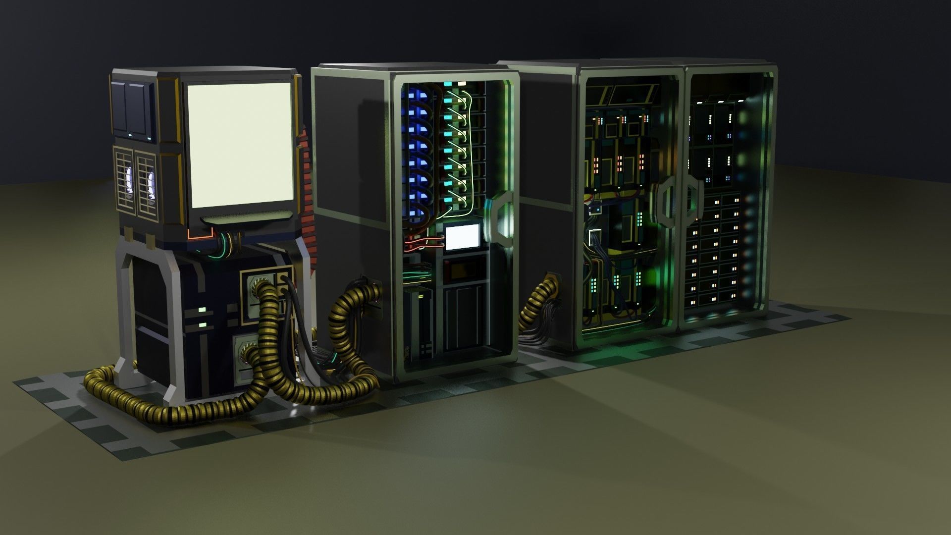 Server cases 3D Model Collection_56