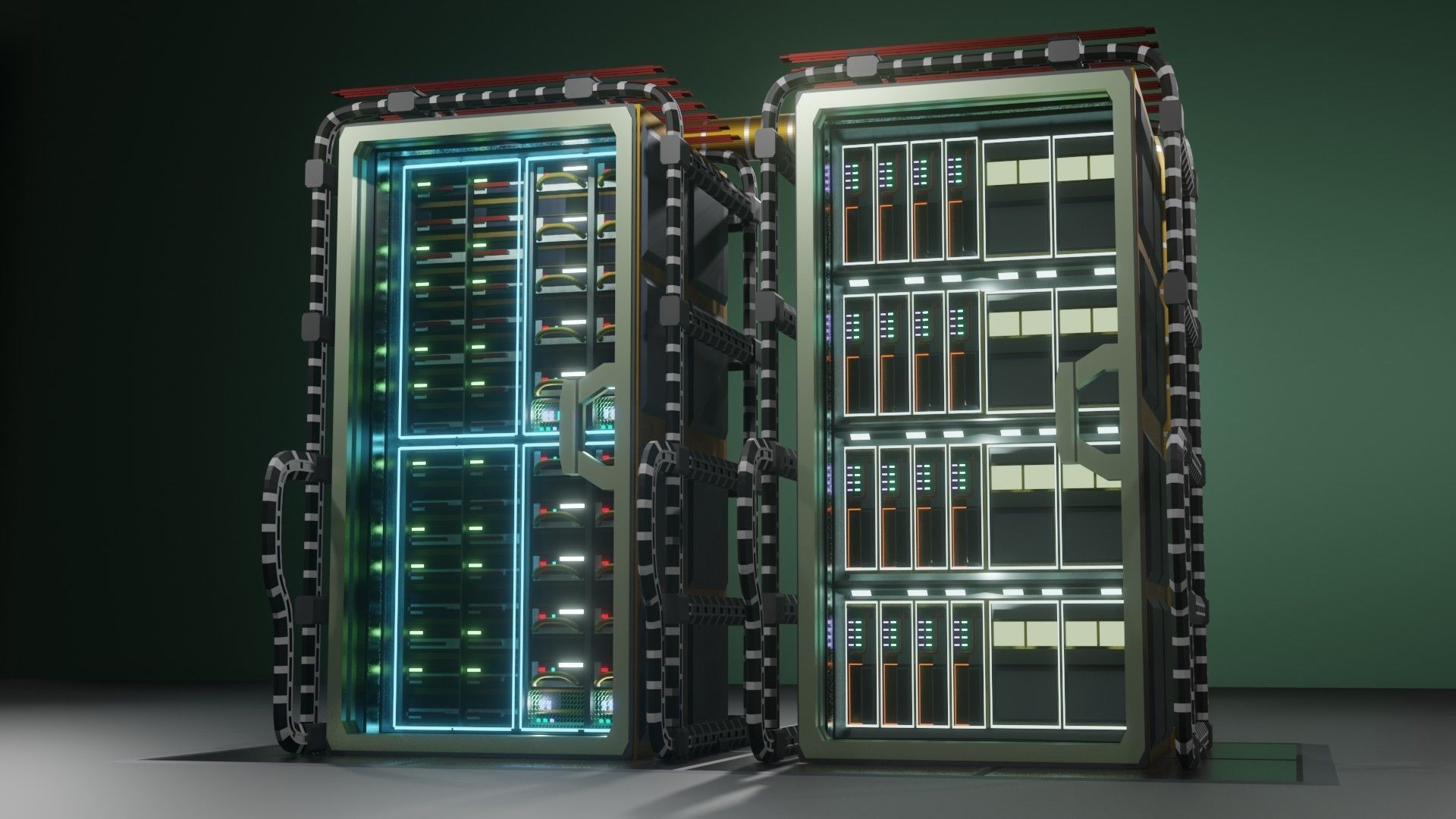 Server cases 3D Model Collection_31