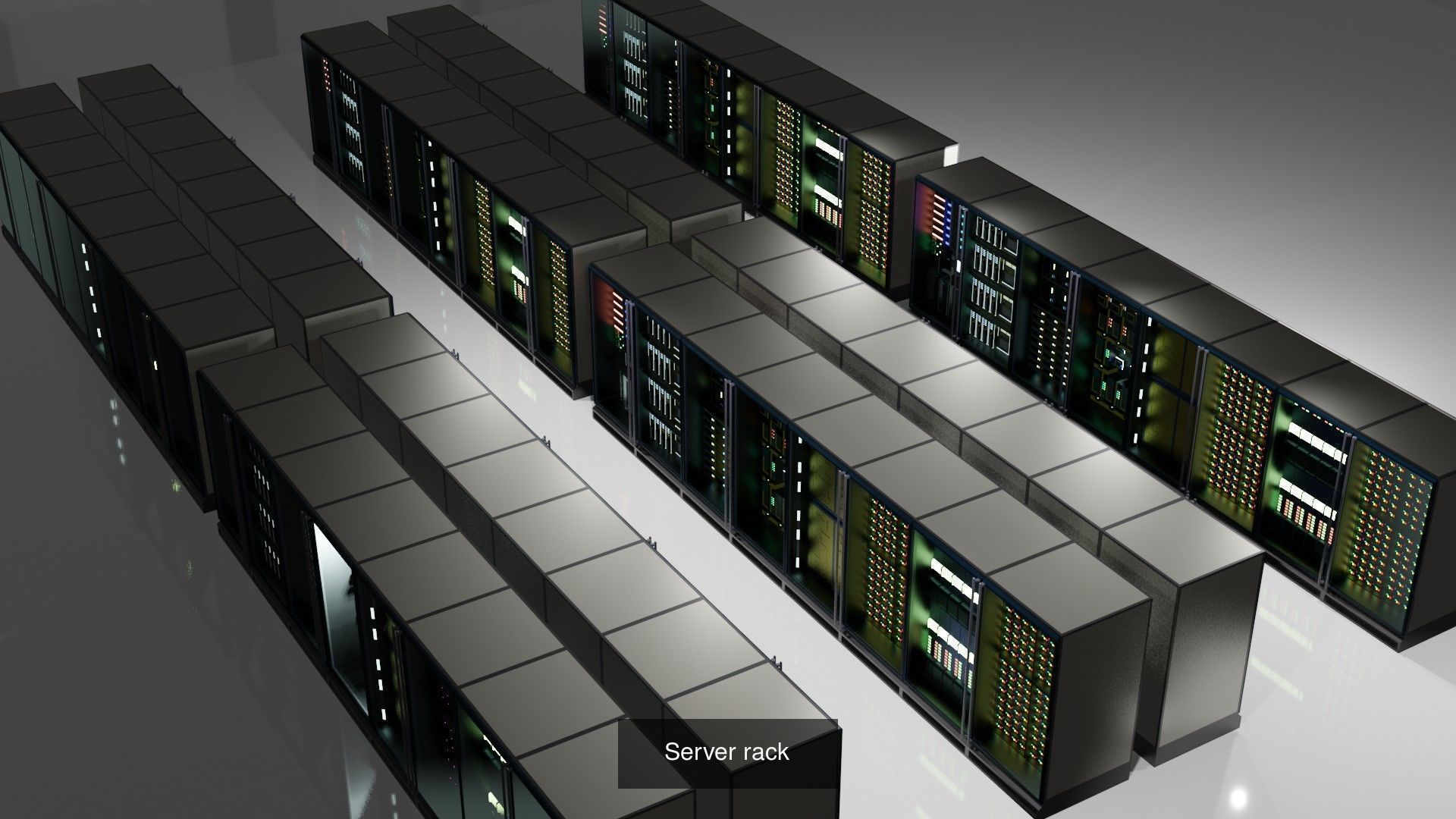 Server cases 3D Model Collection_7