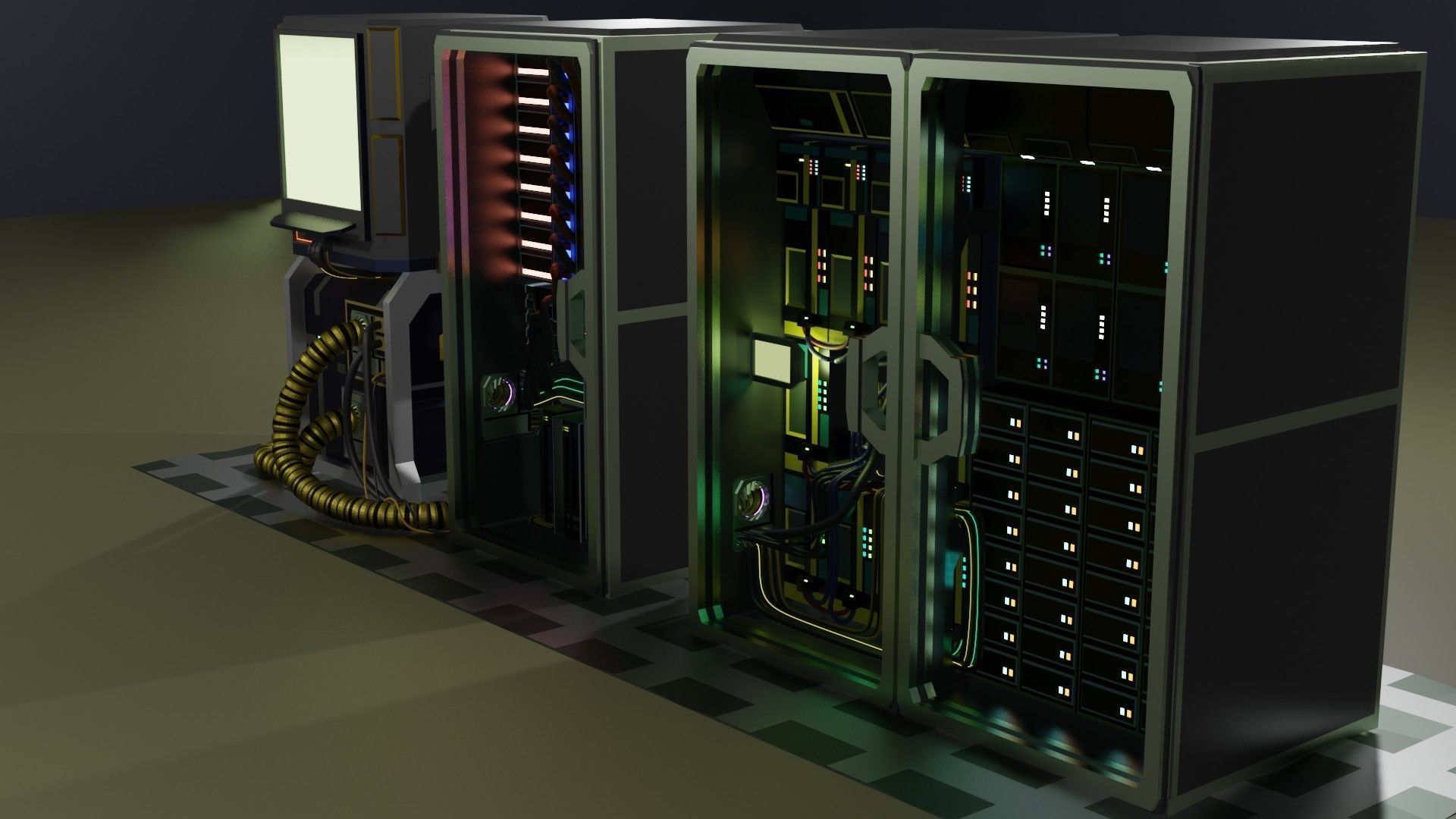 Server cases 3D Model Collection_57