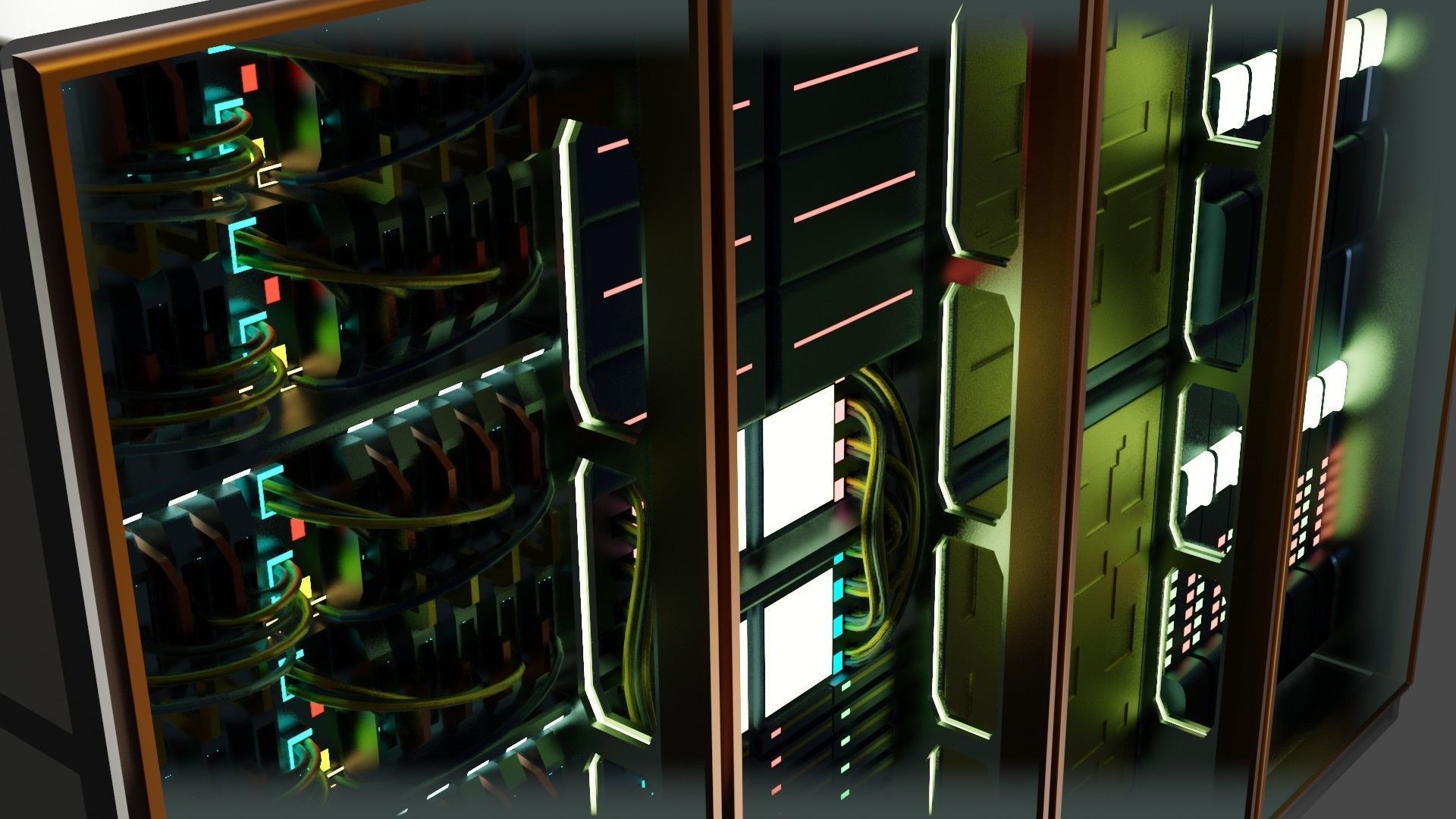 Server cases 3D Model Collection_42