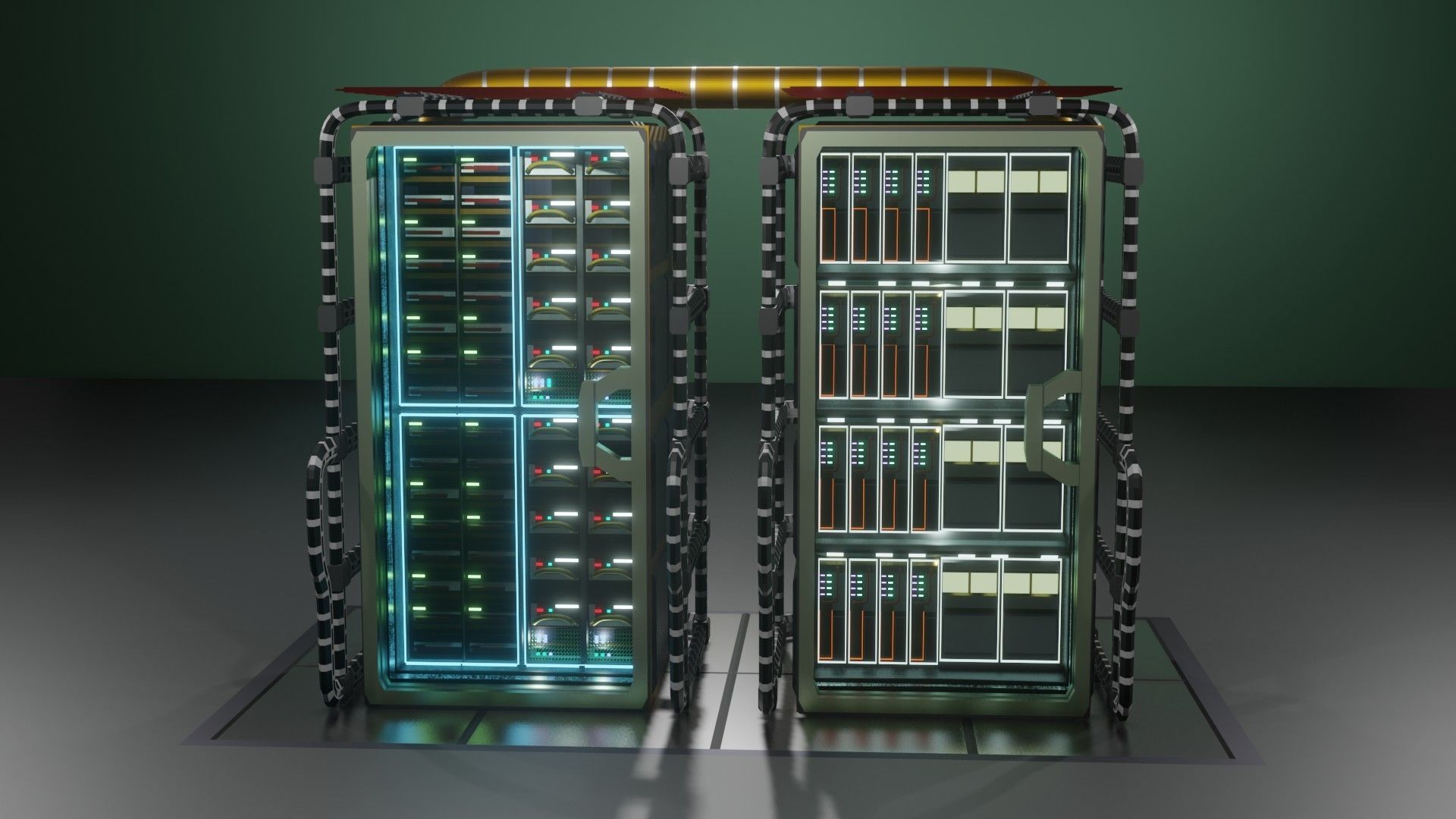 Server cases 3D Model Collection_29