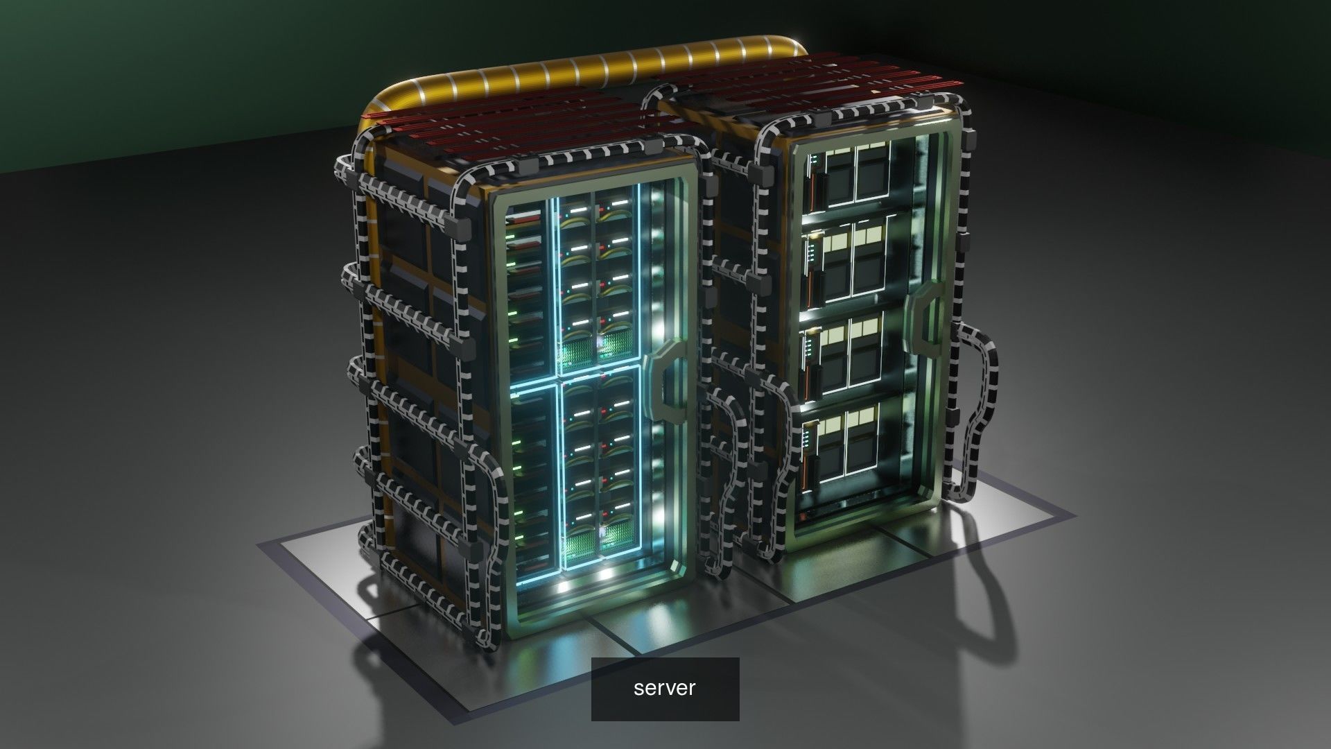 Server cases 3D Model Collection_6