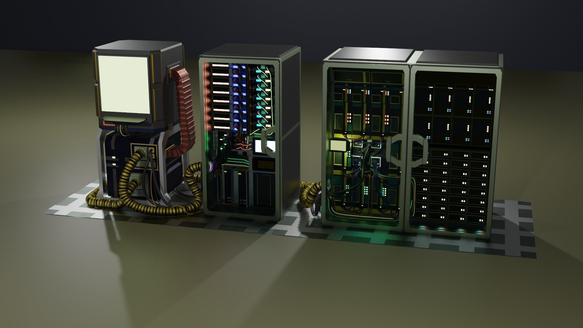 Server cases 3D Model Collection_54