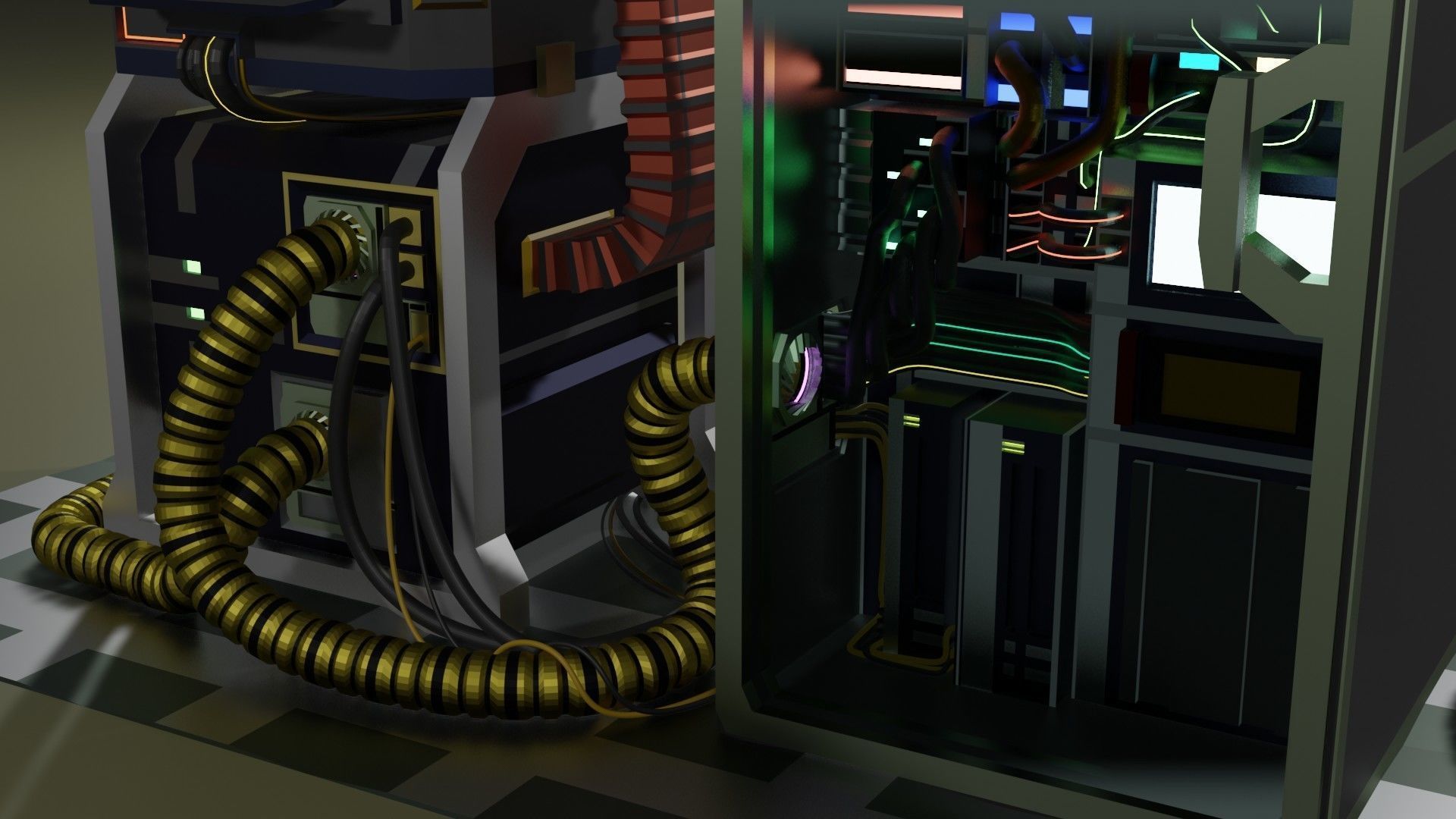 Server cases 3D Model Collection_61
