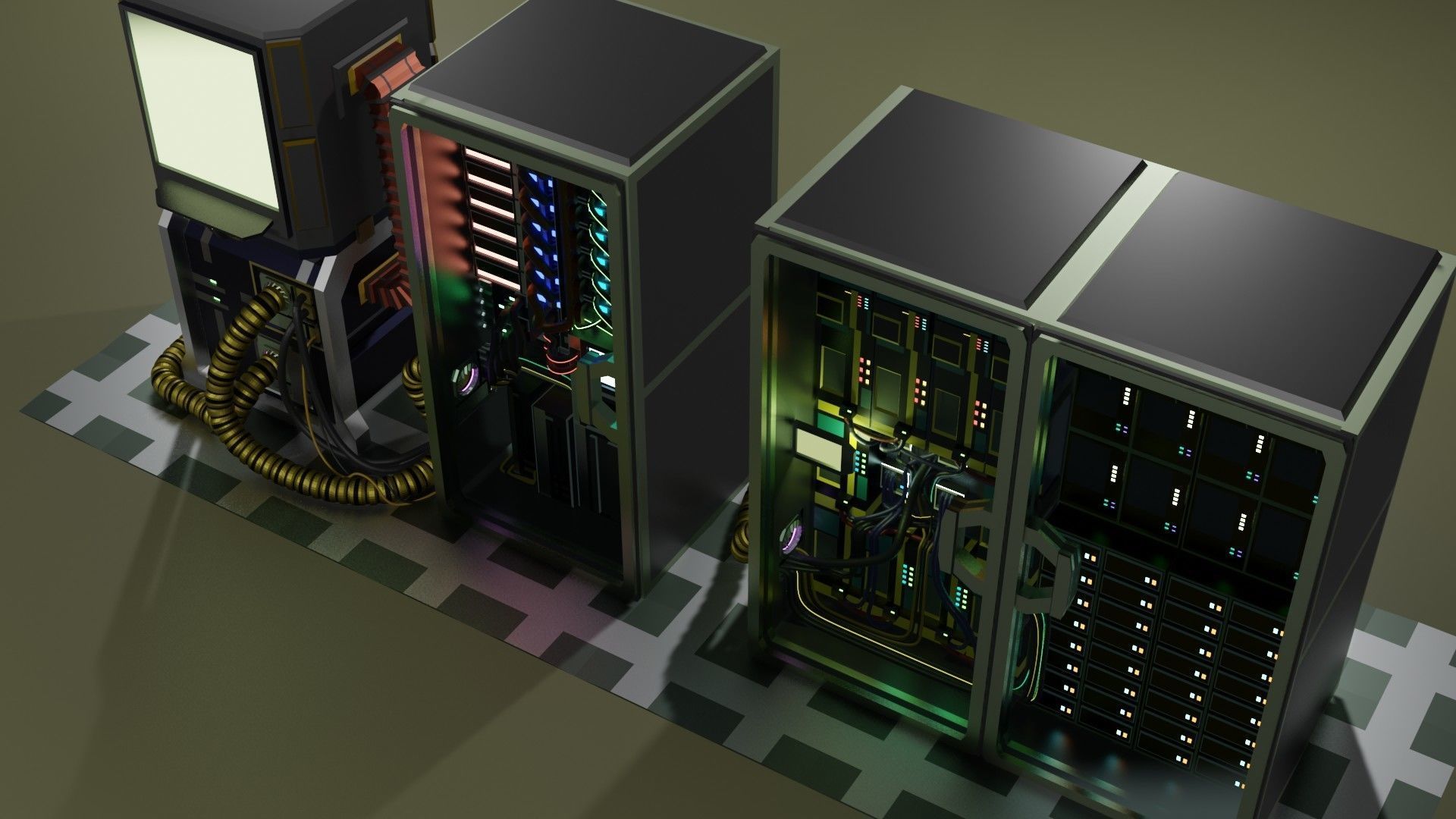 Server cases 3D Model Collection_63