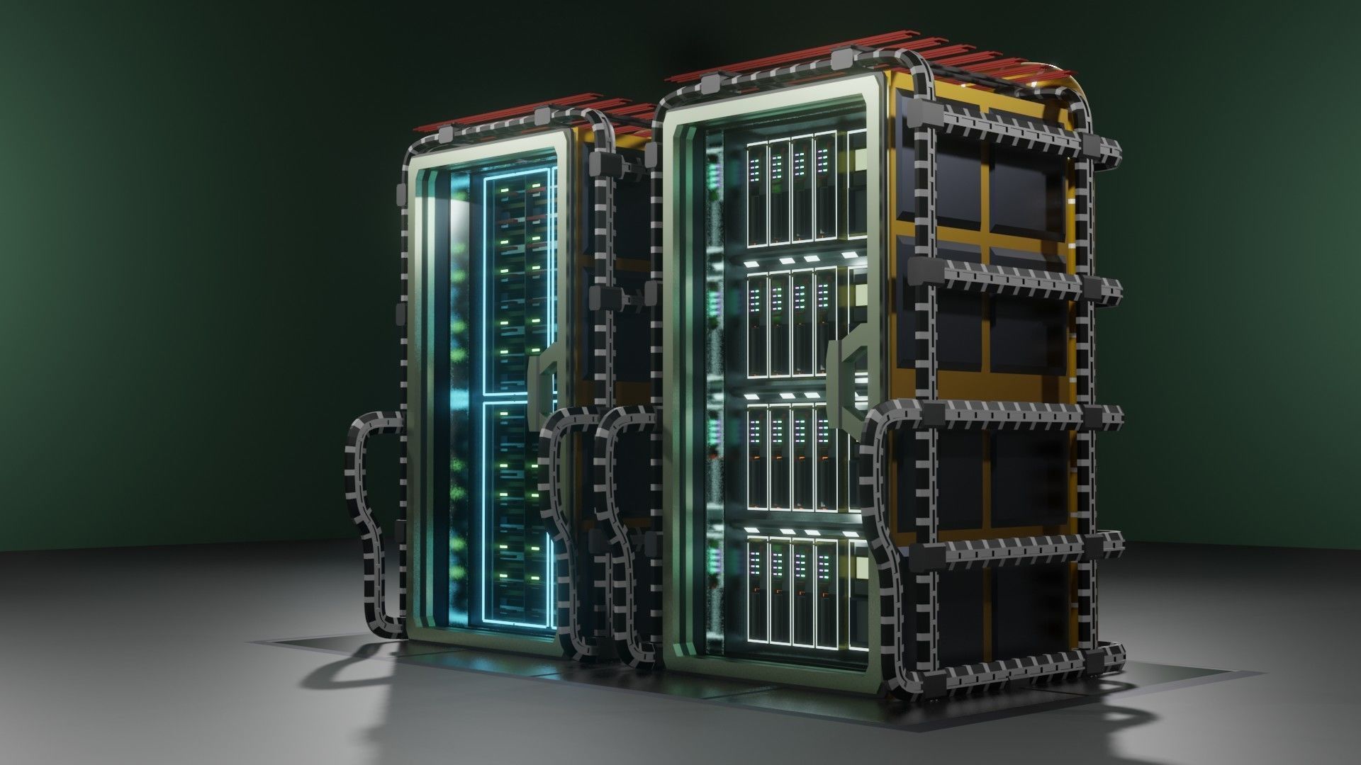 Server cases 3D Model Collection_28