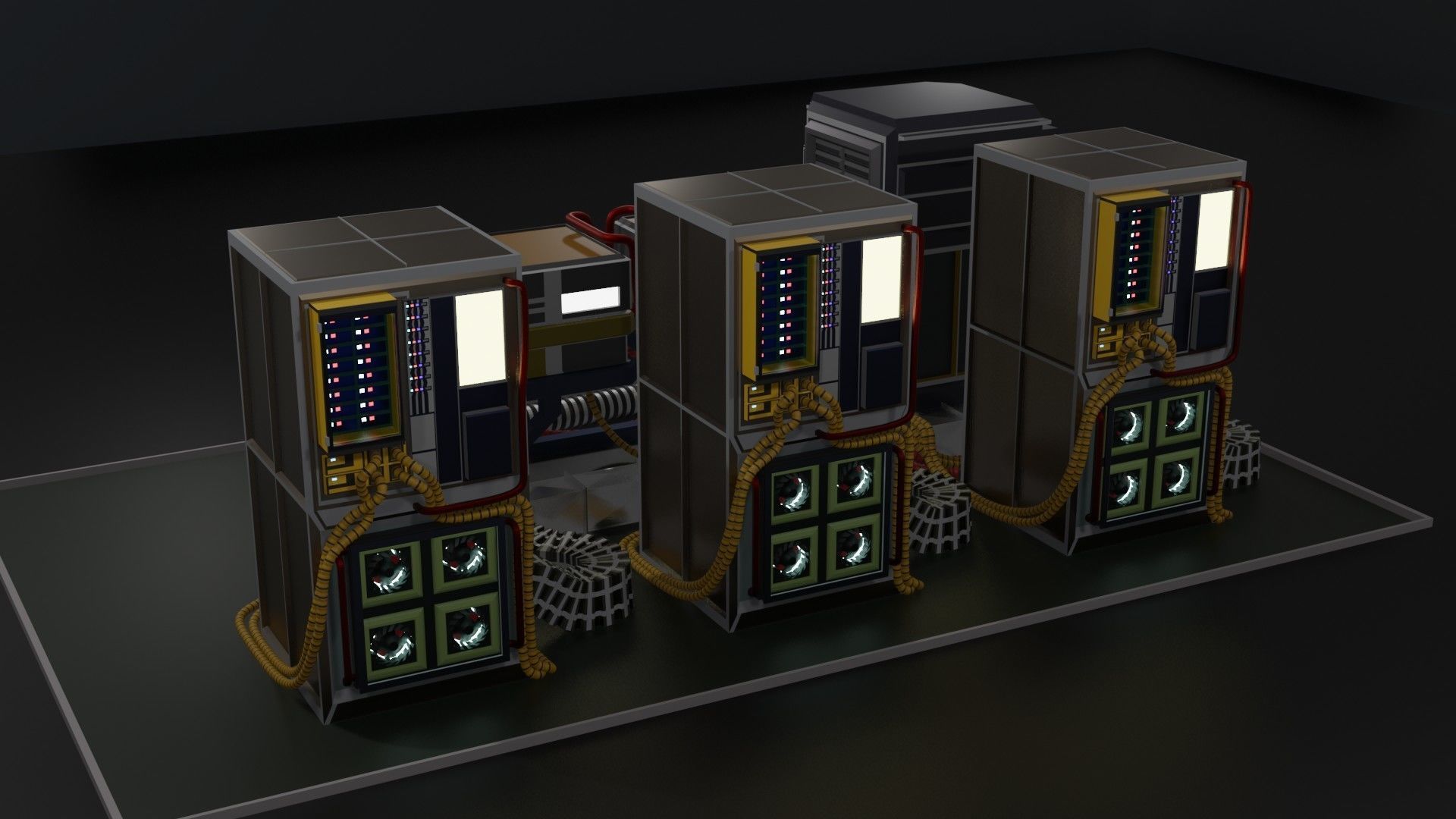 Server cases 3D Model Collection_48