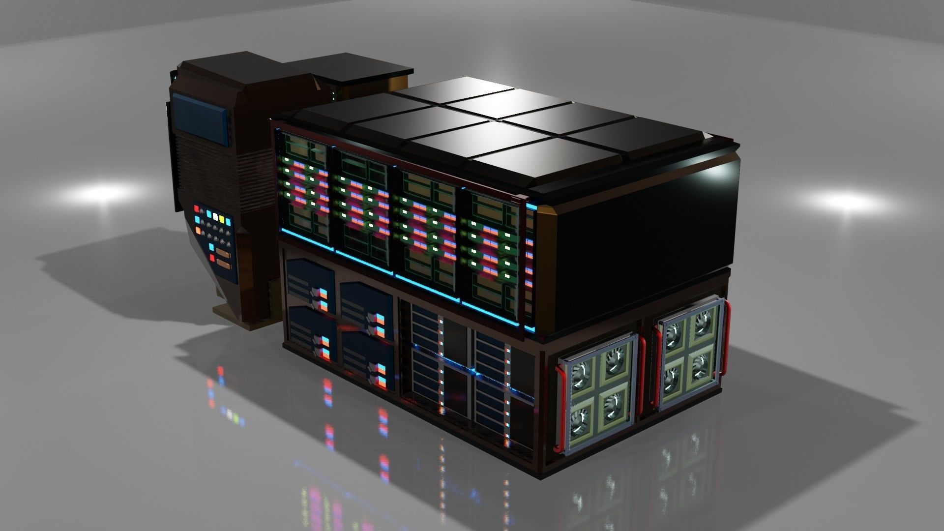 Server cases 3D Model Collection_80