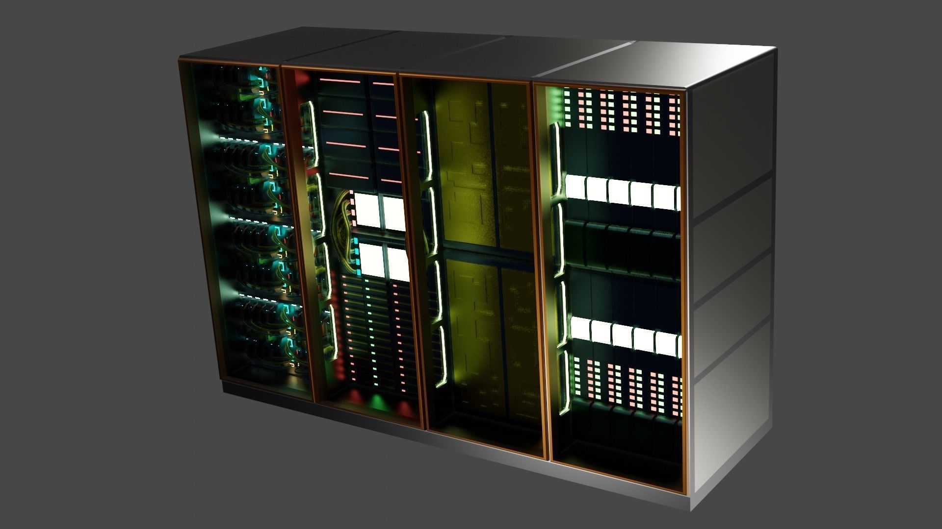 Server cases 3D Model Collection_40