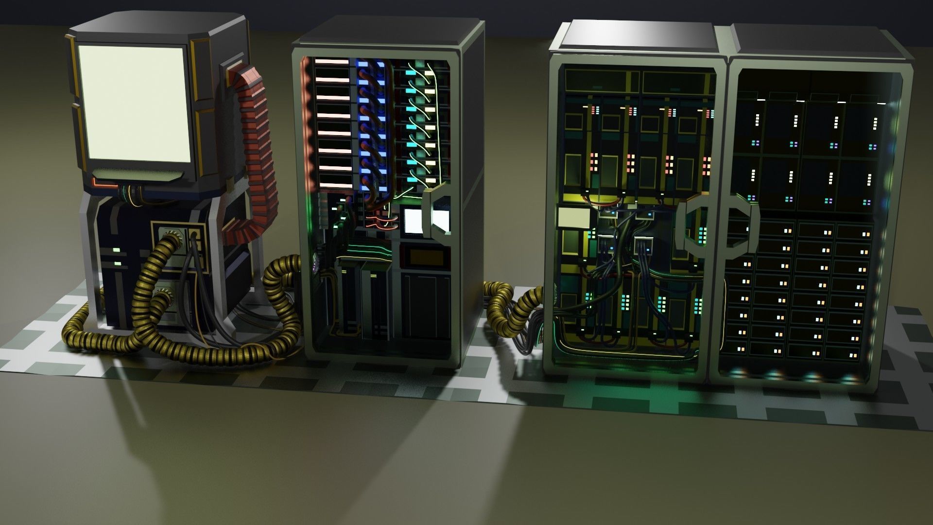 Server cases 3D Model Collection_59