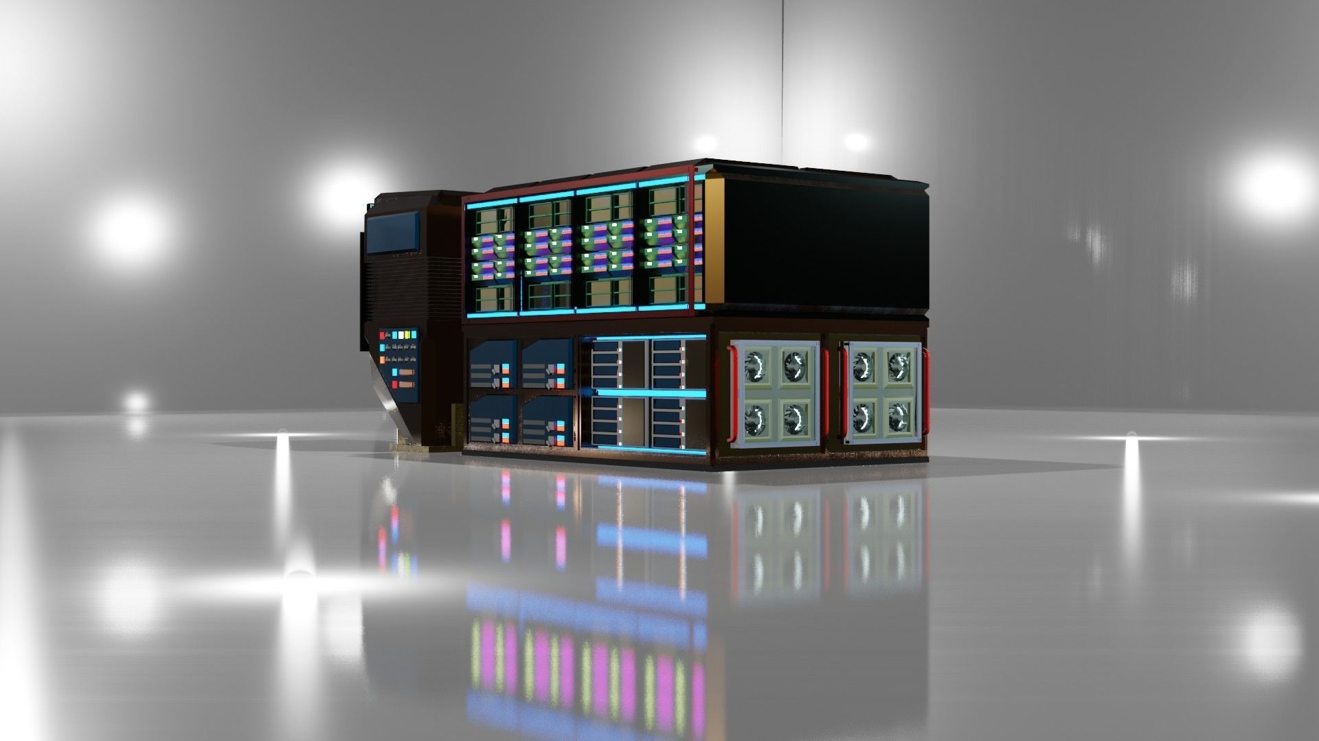Server cases 3D Model Collection_79