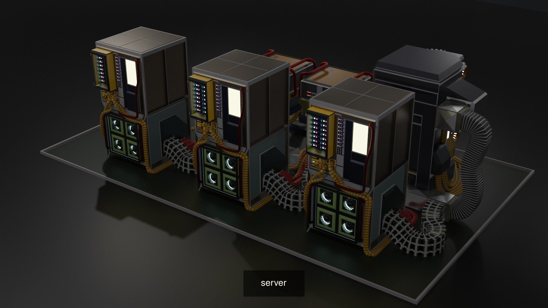 Server cases 3D Model Collection_5