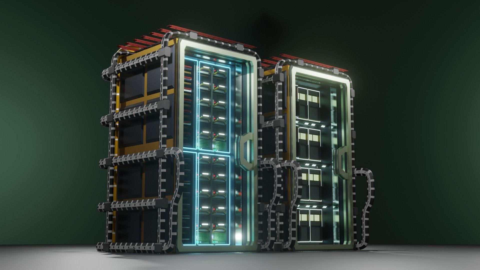 Server cases 3D Model Collection_30