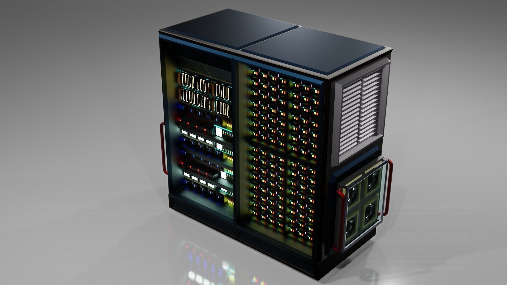 Server cases 3D Model Collection_70