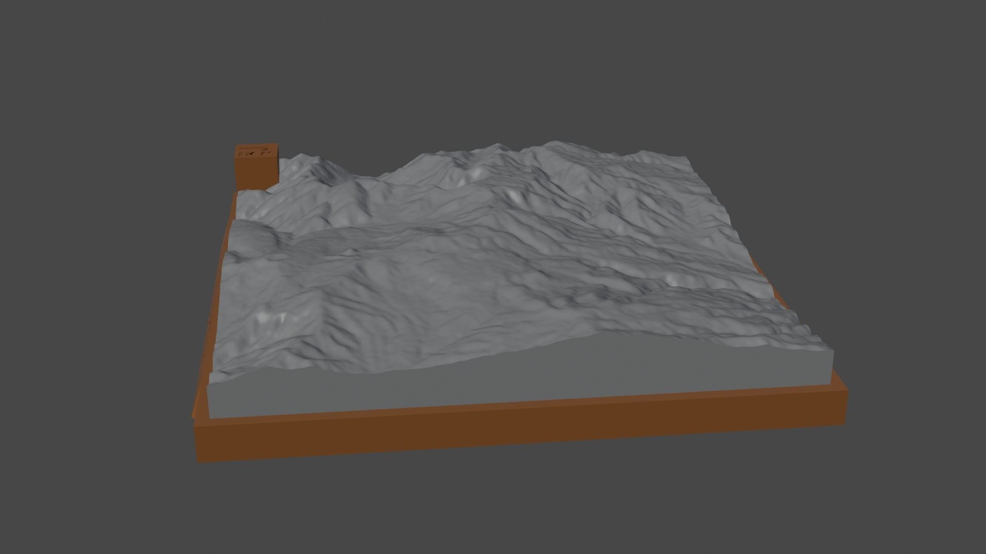 Gunung Patah 3D print model_1