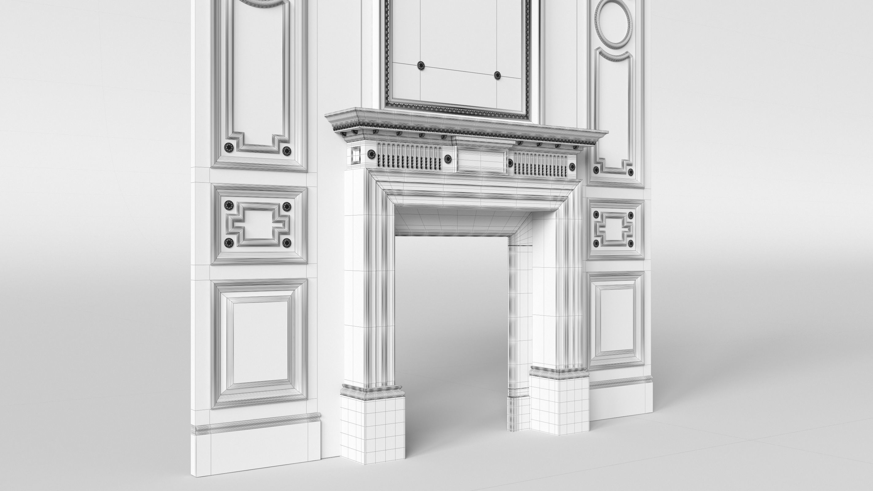 Fireplace 01 07 3D model_20