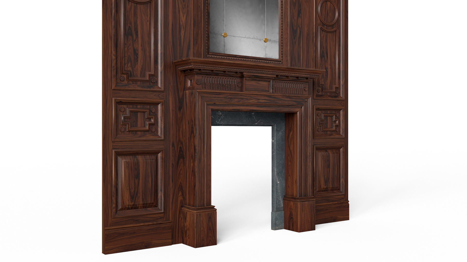 Fireplace 01 07 3D model_5