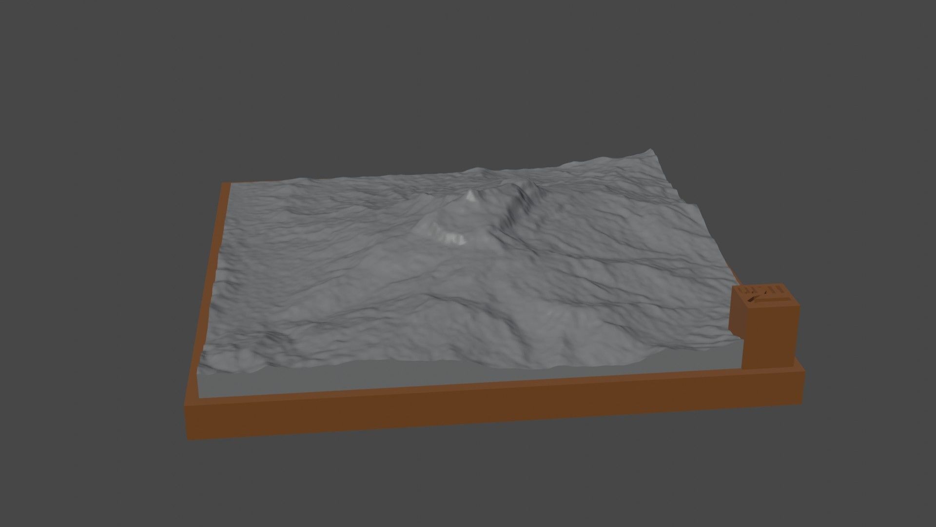 Gunung Saran 3D print model_6