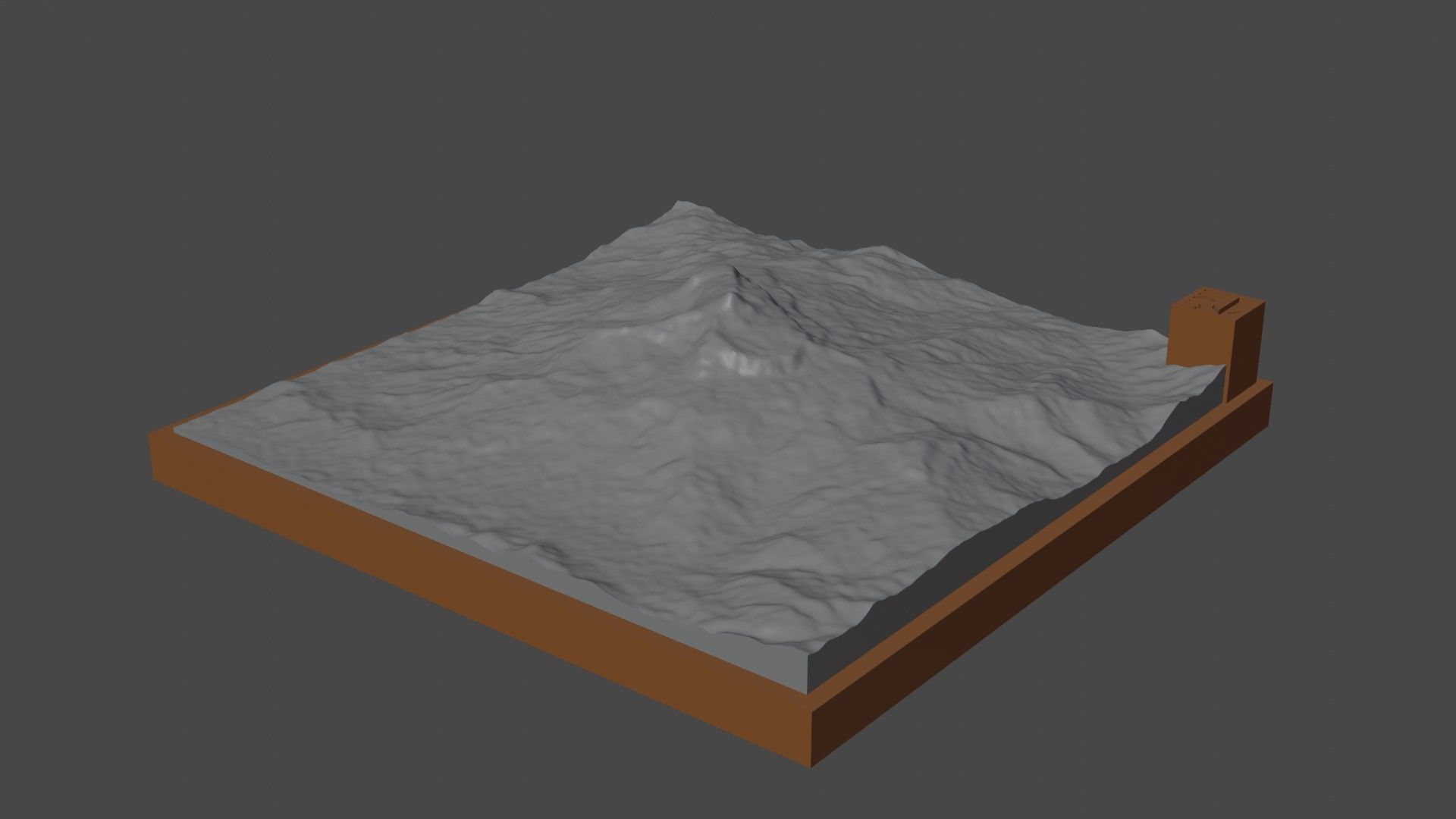 Gunung Saran 3D print model_7