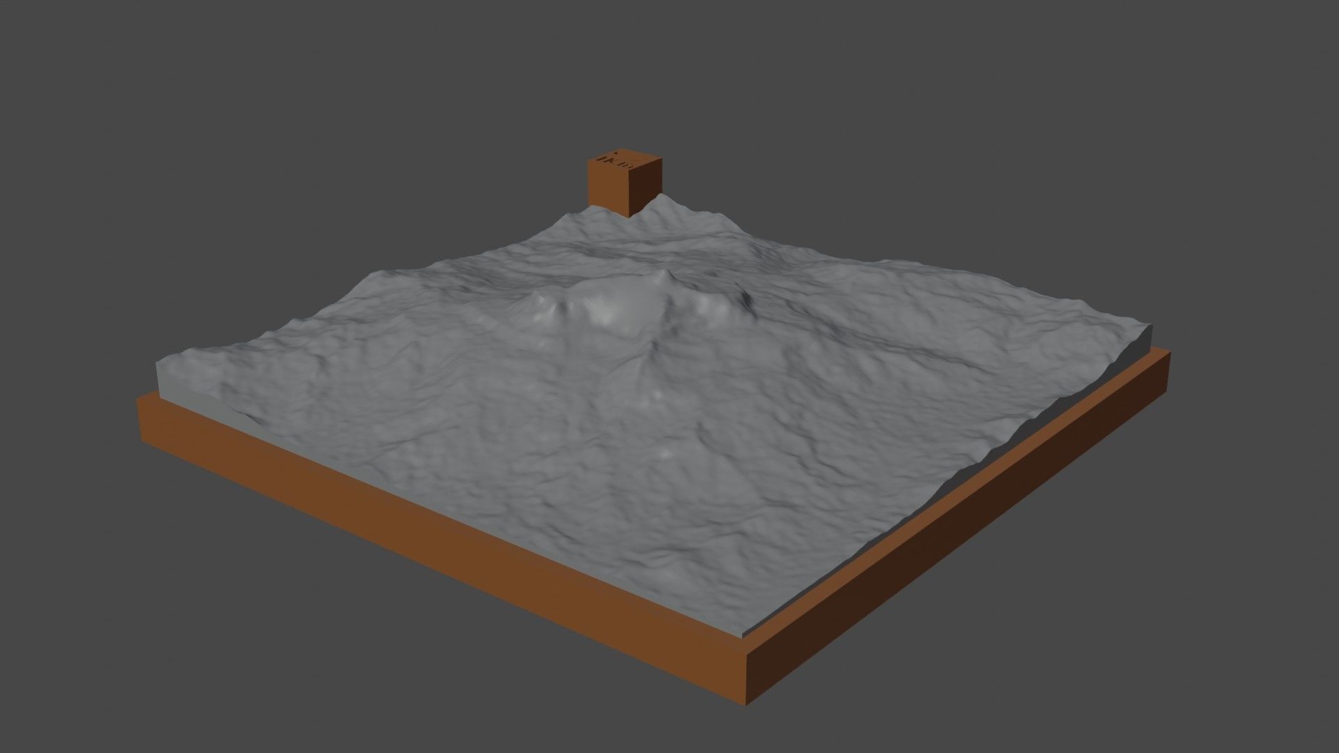Gunung Saran 3D print model_4