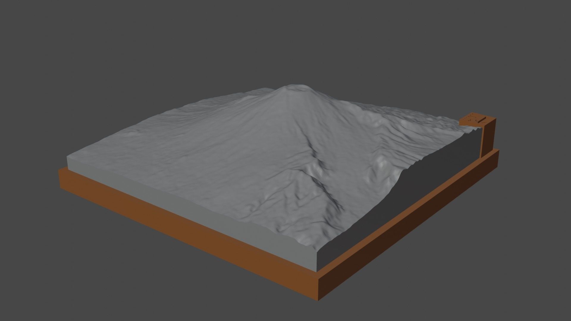 Gunung Slamet 3D print model_7