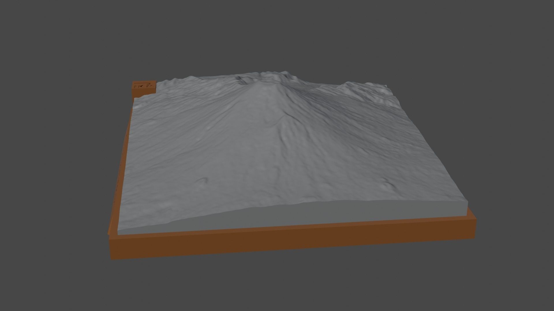 Gunung Slamet 3D print model_1
