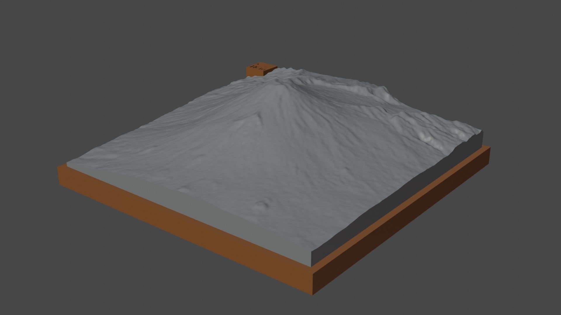 Gunung Slamet 3D print model_4