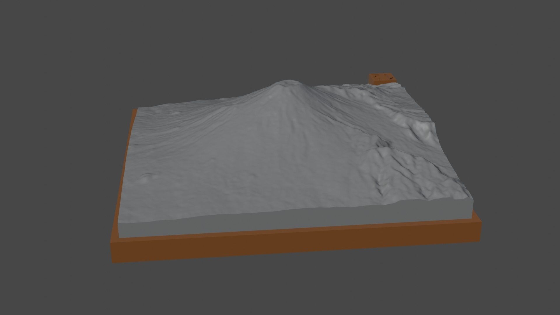 Gunung Slamet 3D print model_2