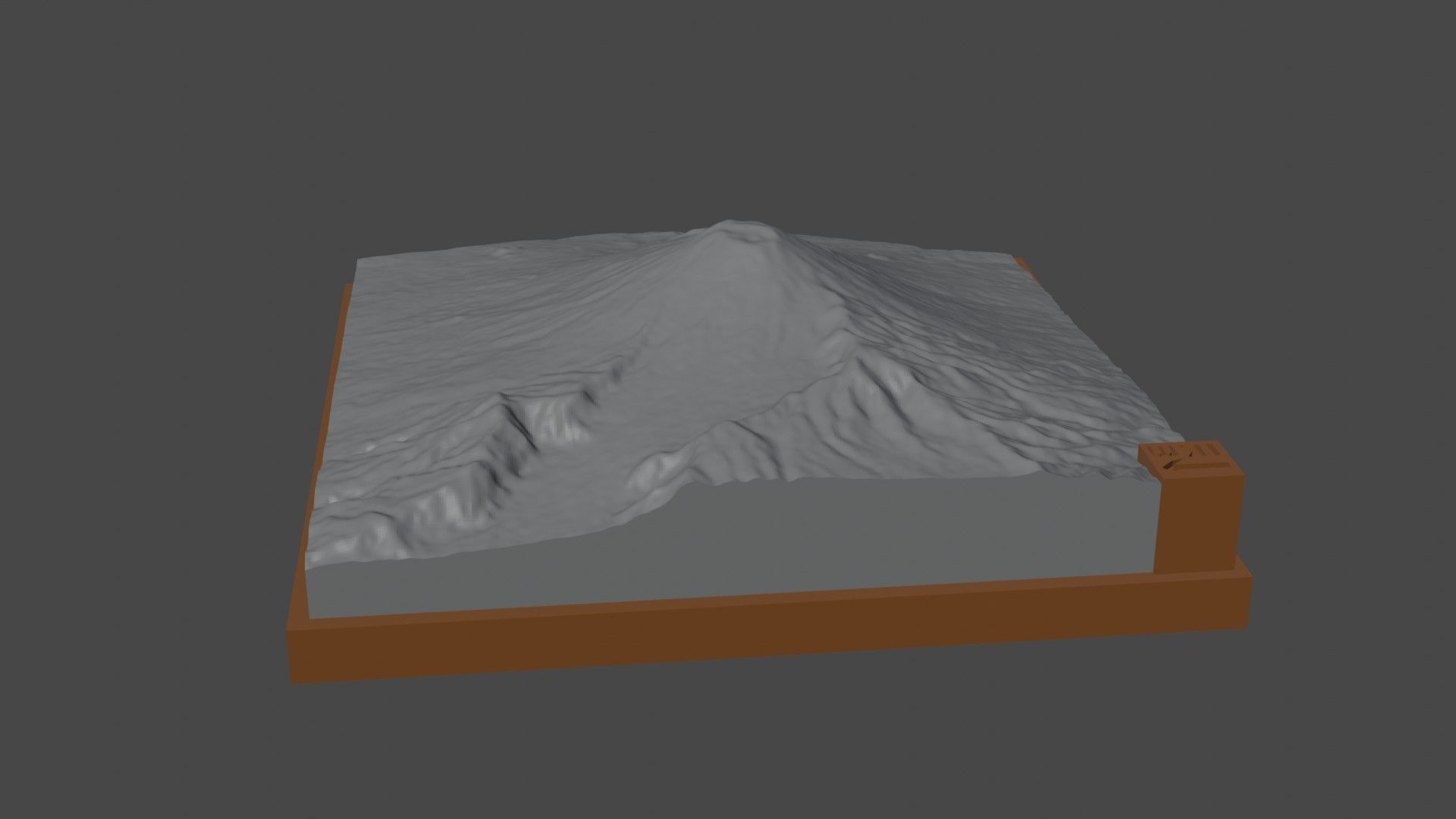 Gunung Slamet 3D print model_6