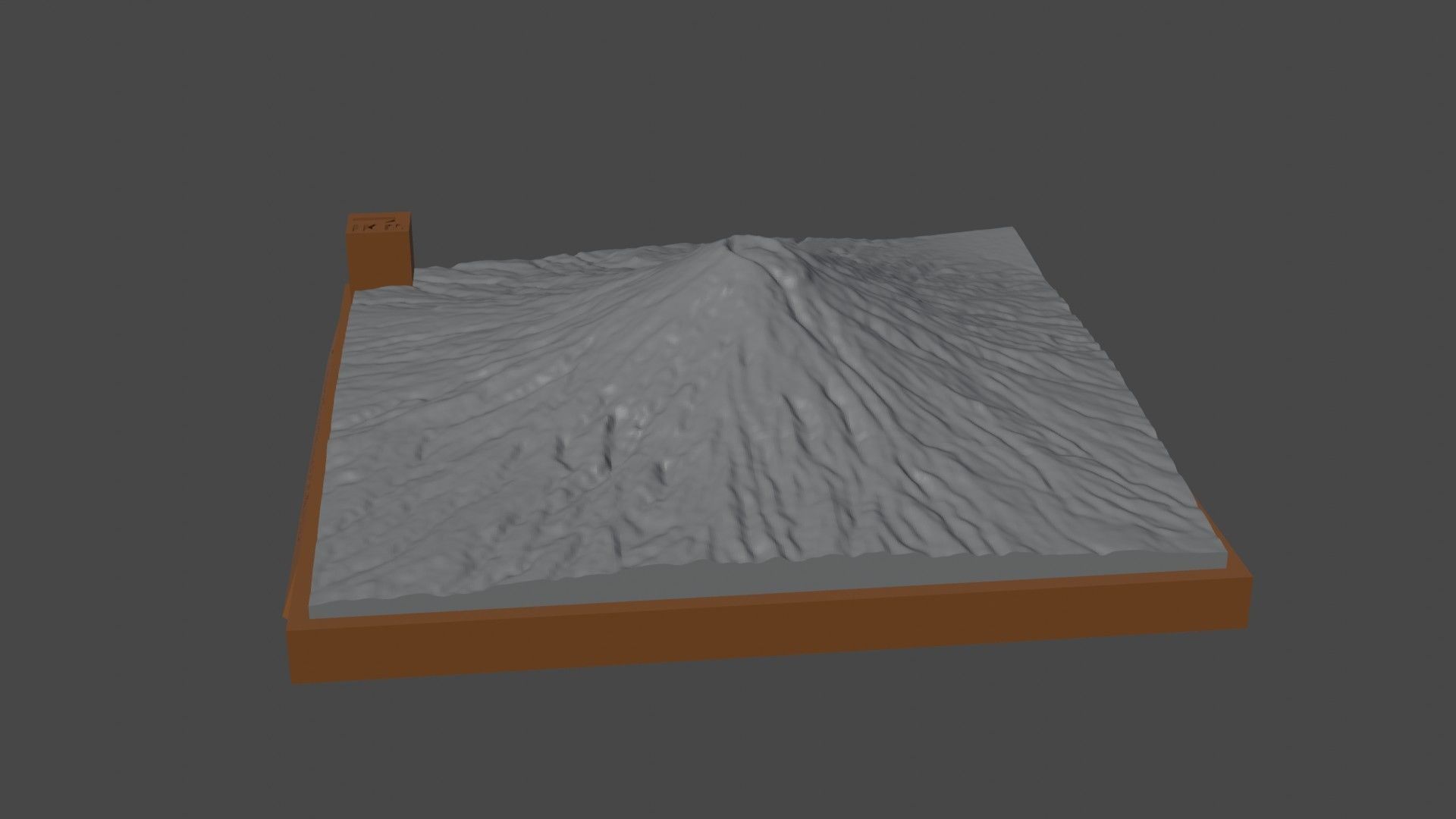 Gunung Sumbing 3D print model_1