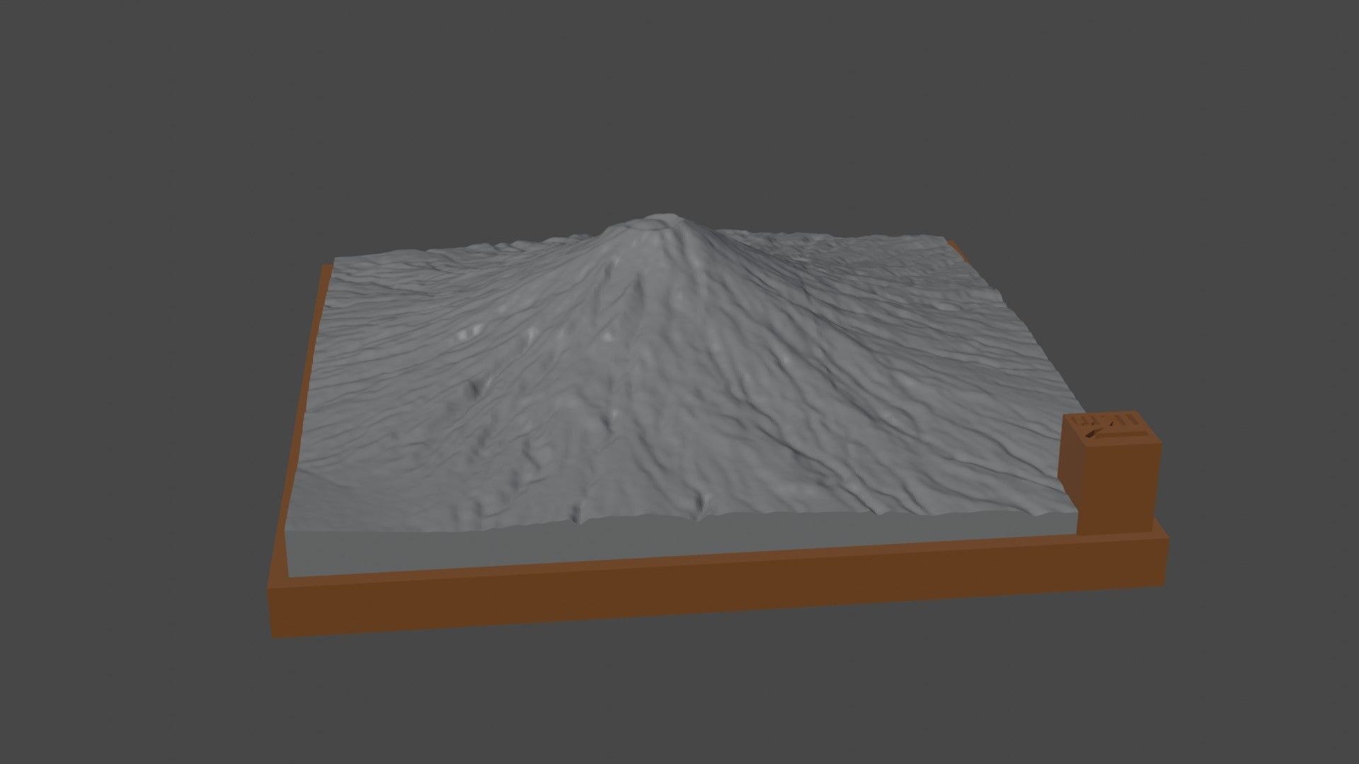 Gunung Sumbing 3D print model_6