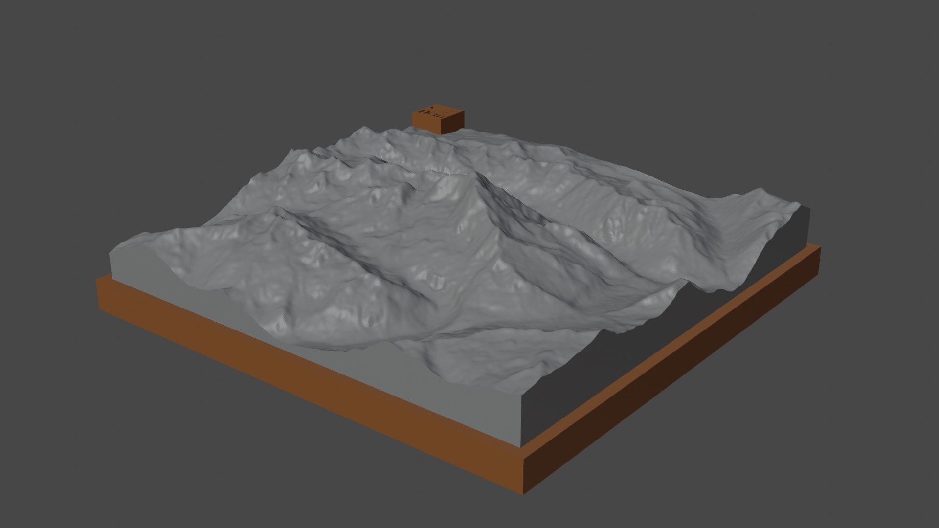 Haizi Shan 3D print model_4