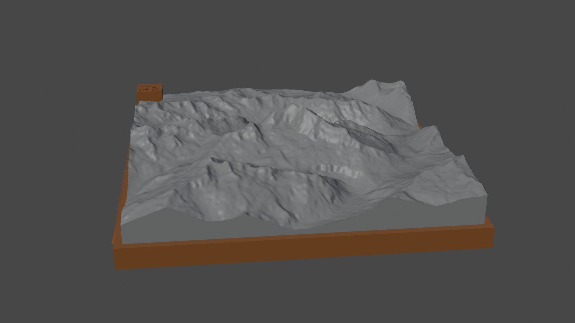 Haizi Shan 3D print model_1