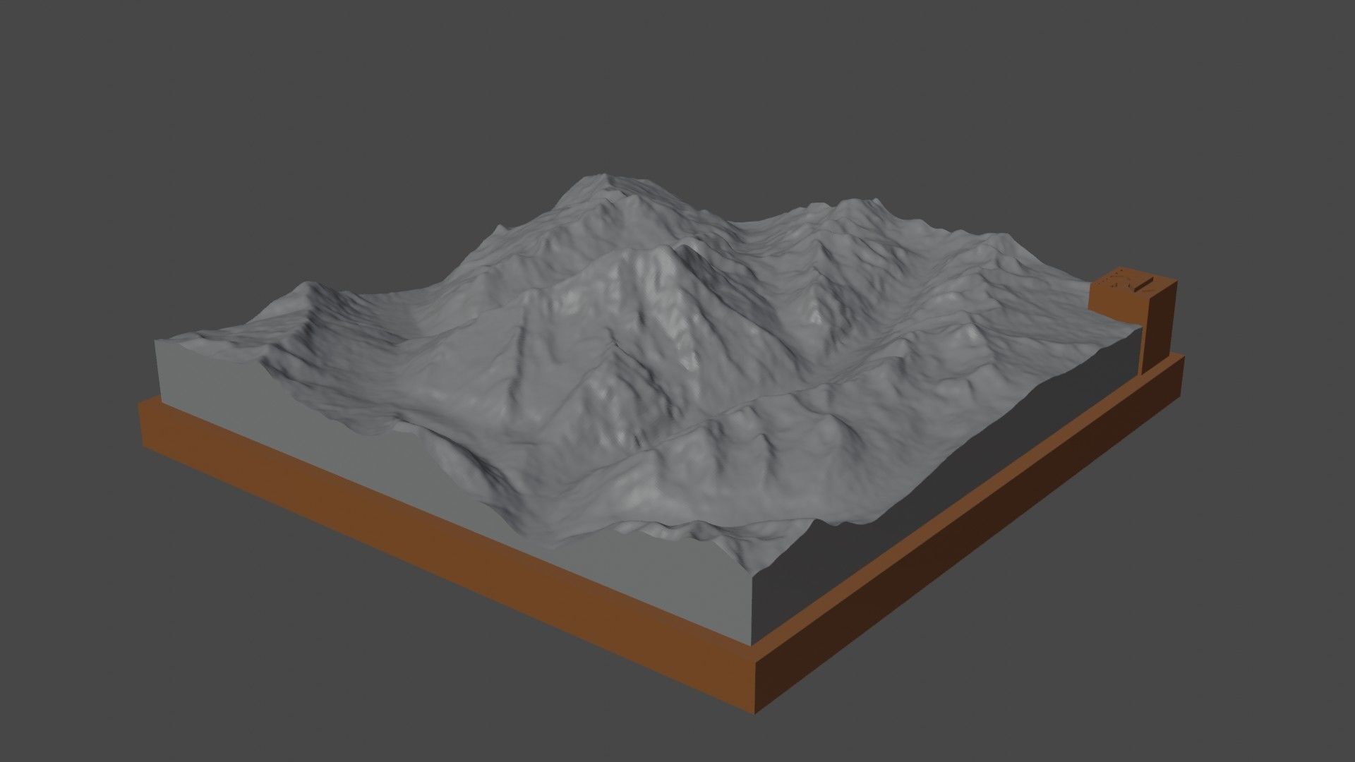 Haizi Shan 3D print model_7