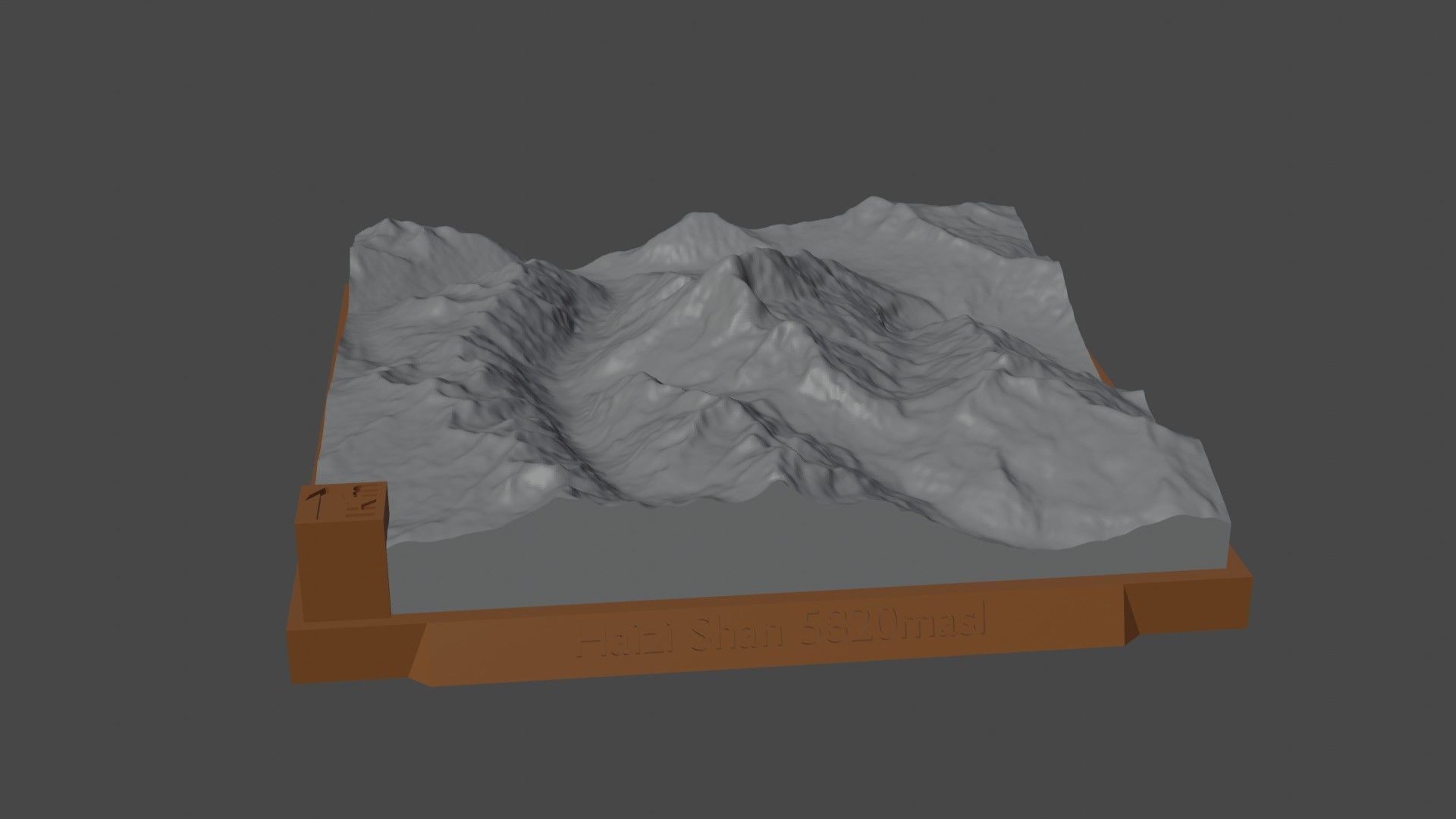 Haizi Shan 3D print model_5