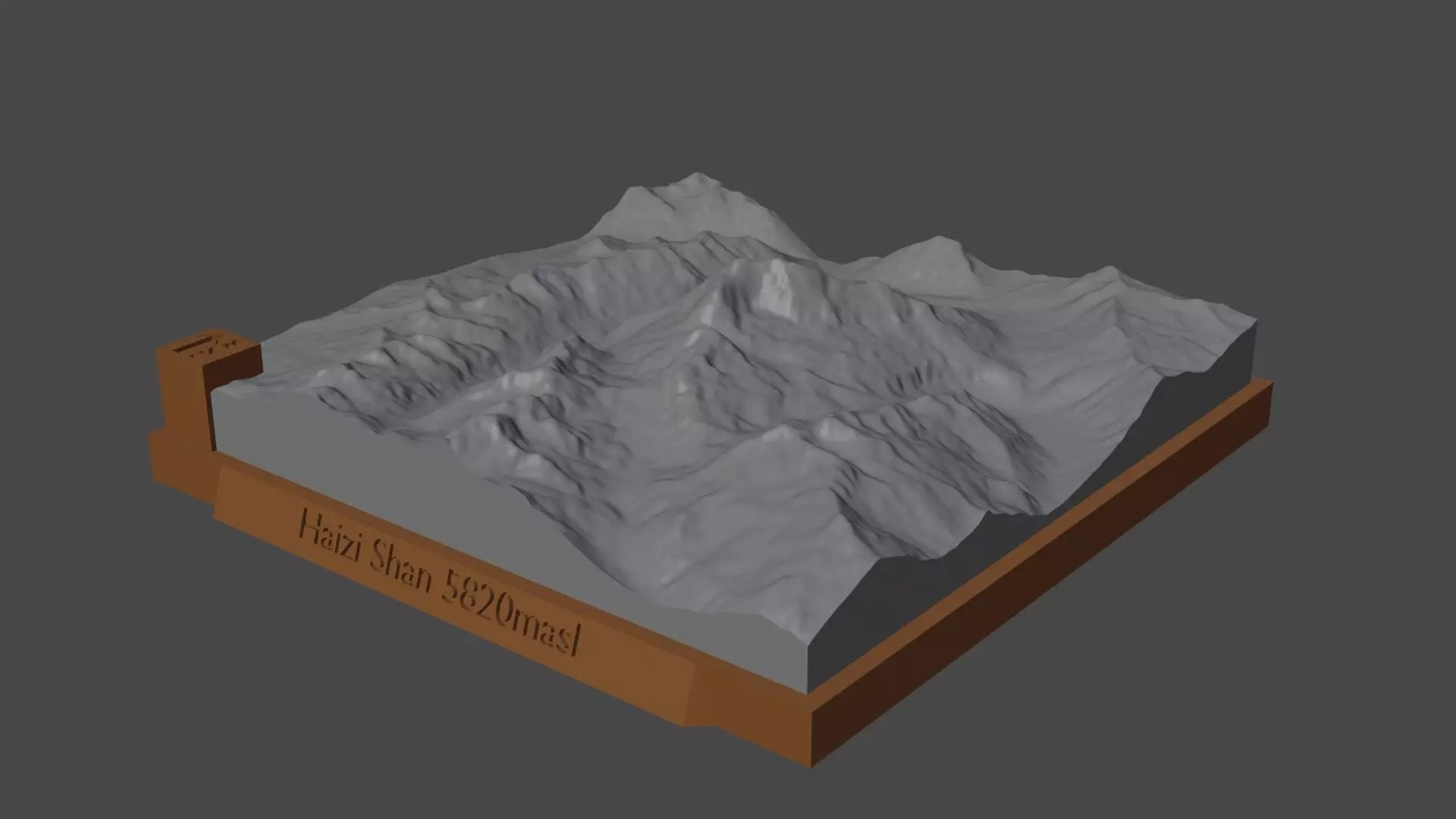 Haizi Shan 3D print model_0