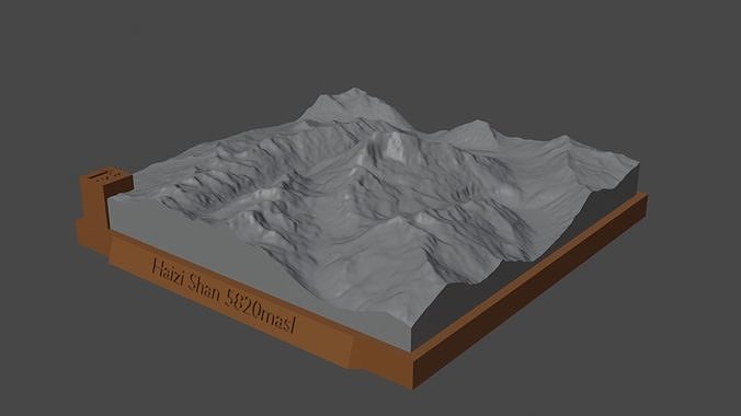Haizi Shan 3D print model
