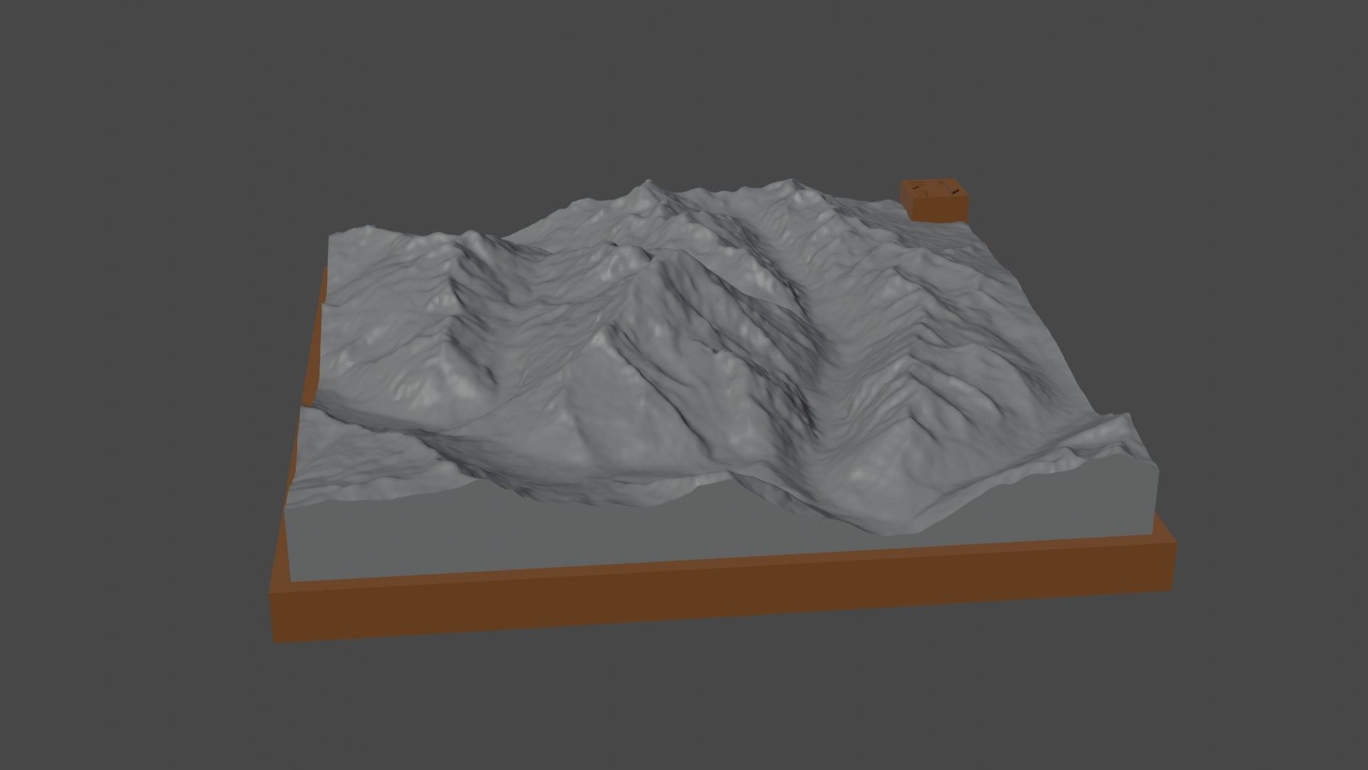 Haizi Shan 3D print model_2