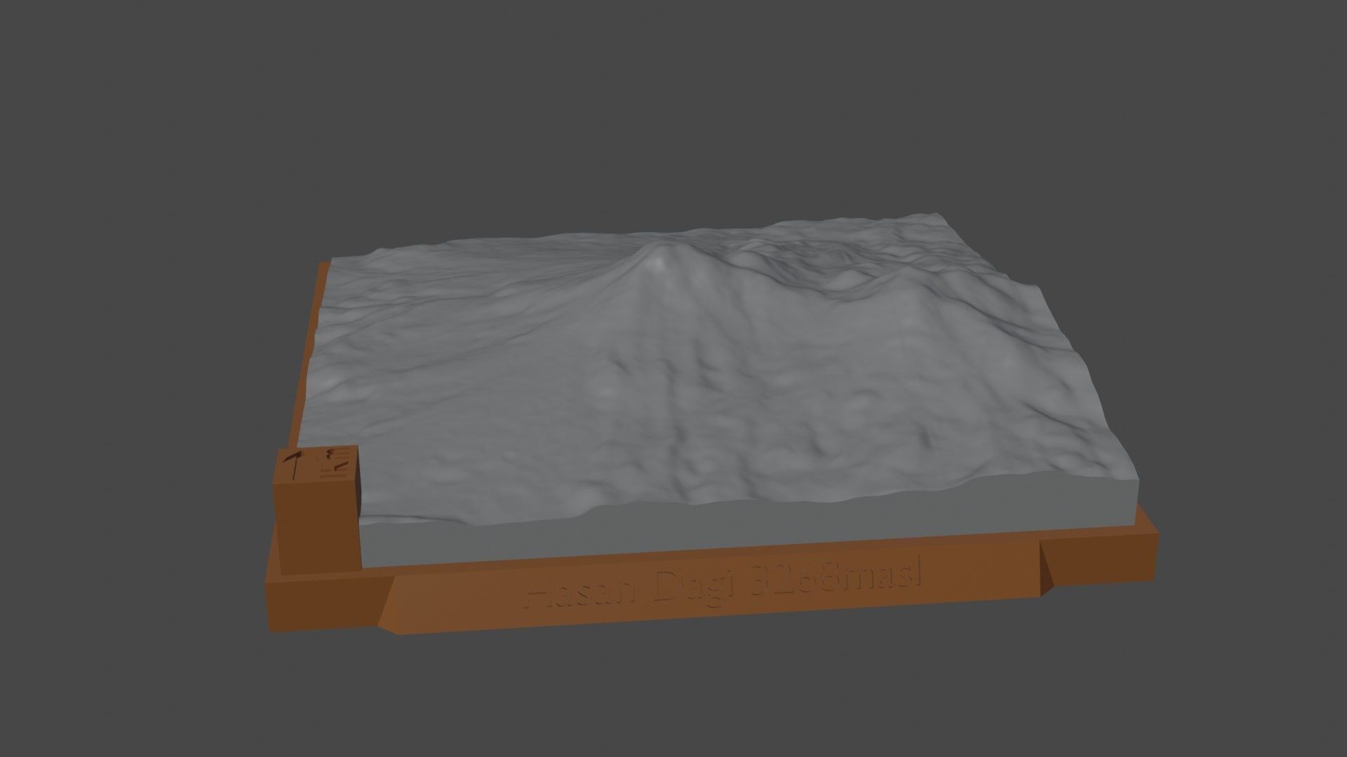 Hasan Dagi 3D print model_5