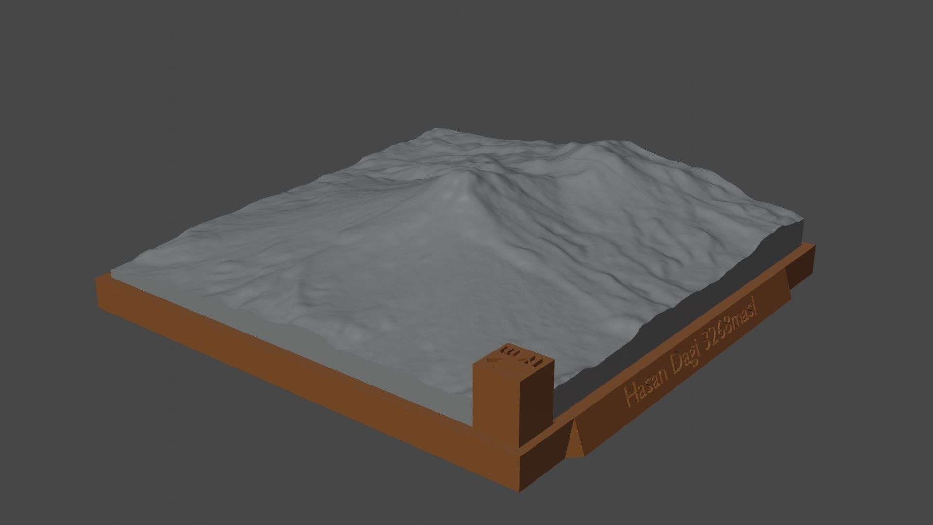 Hasan Dagi 3D print model_3