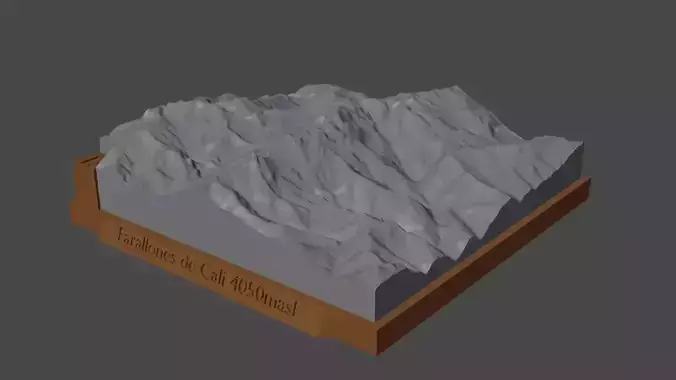 Farallones de Cali 3D print model