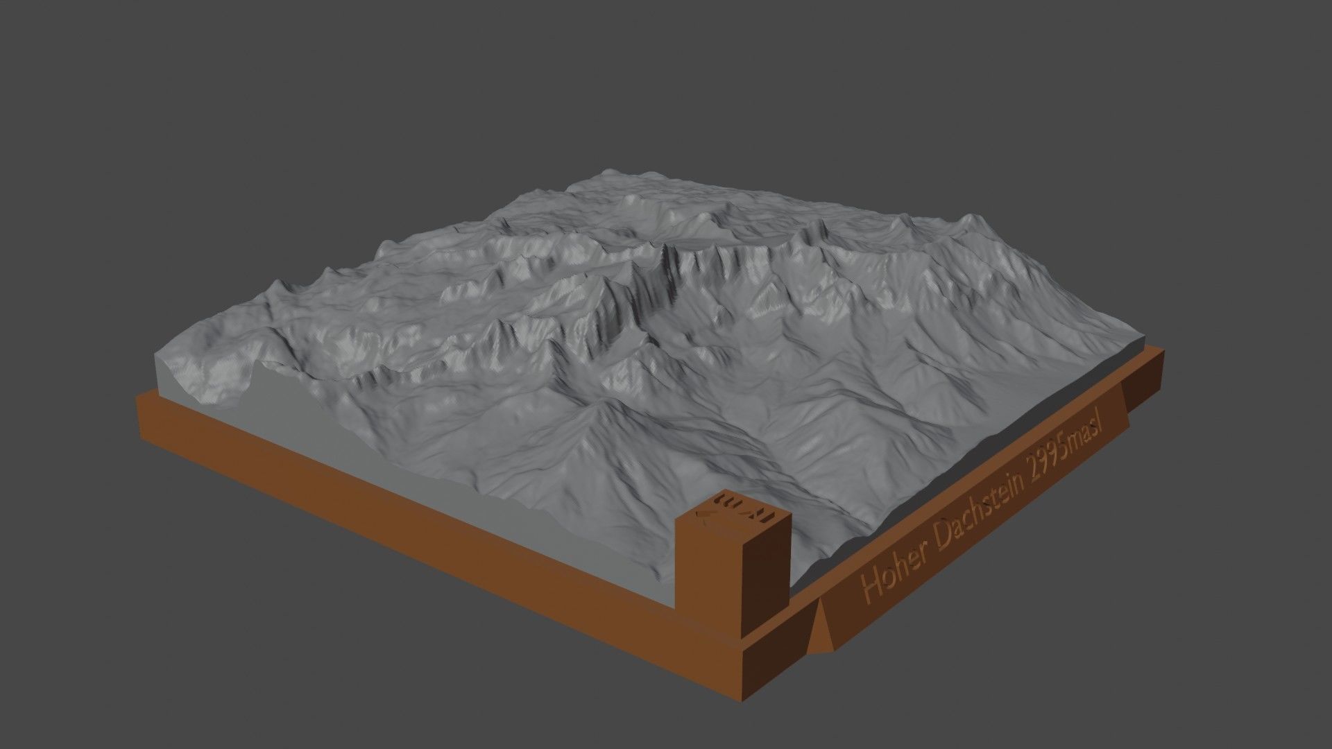 Hoher Dachstein 3D print model_3